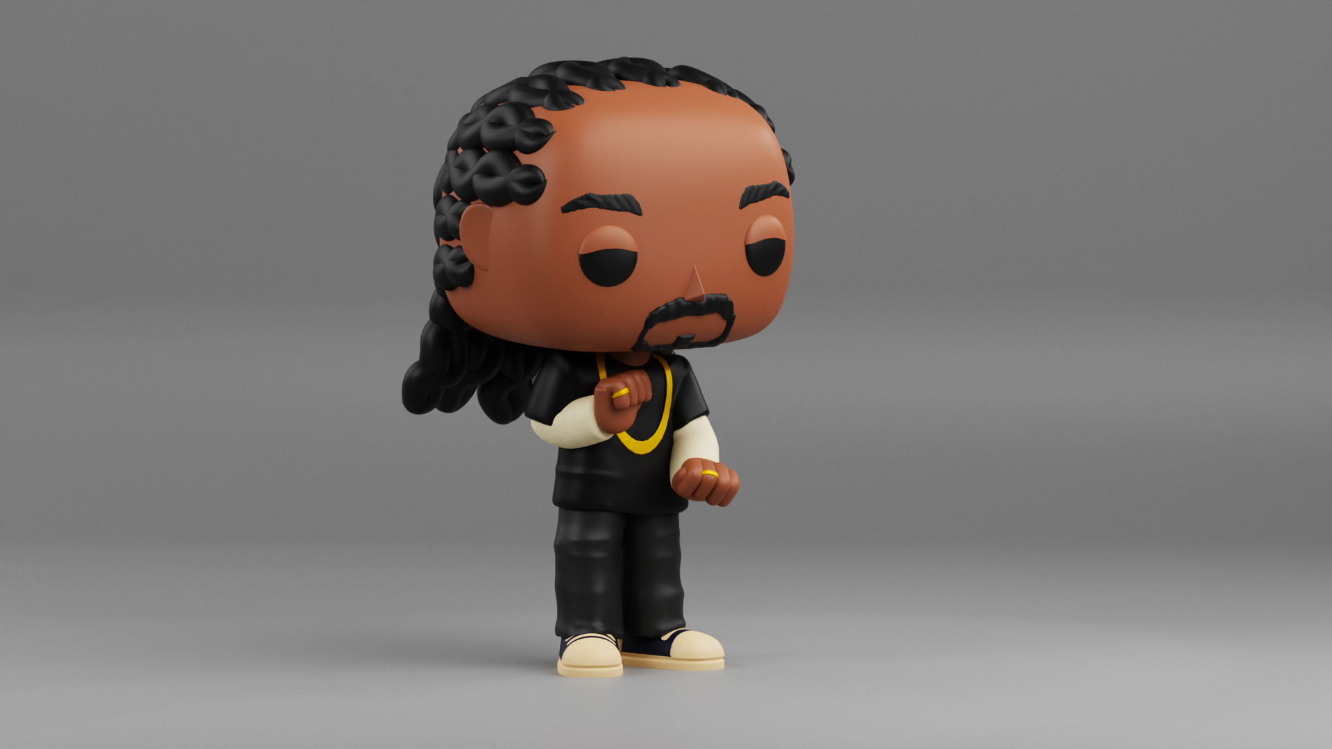 Snoop Dogg funko pop 3D print model_7