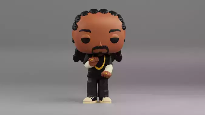 Snoop Dogg funko pop 3D print model