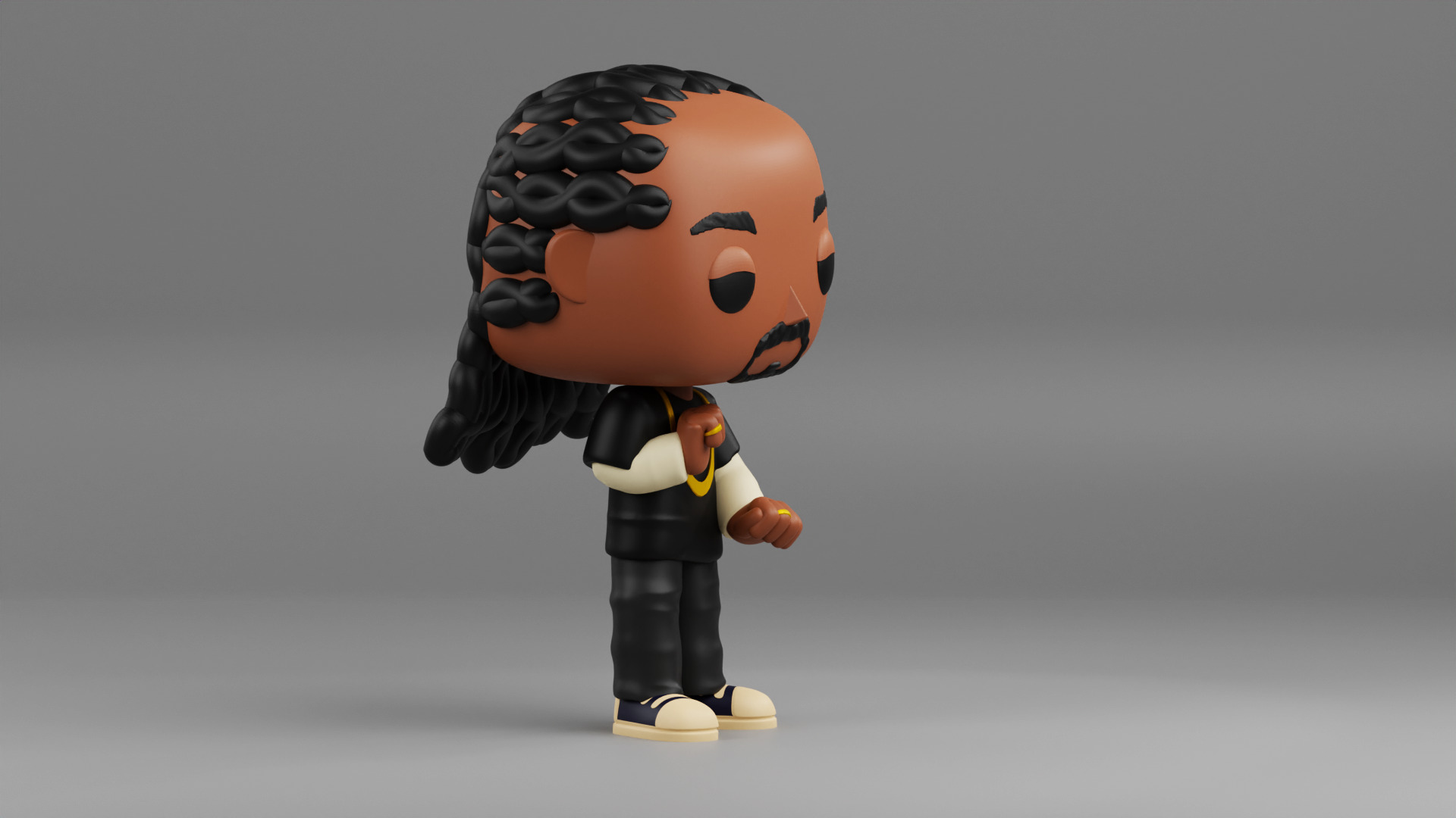 Snoop Dogg funko pop 3D print model_8