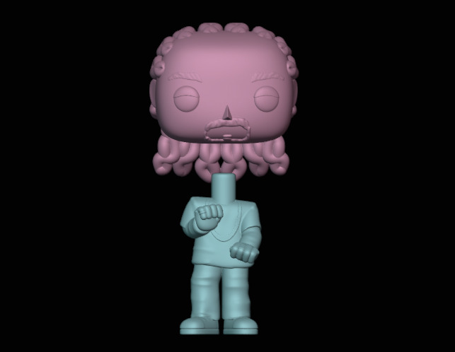 Snoop Dogg funko pop 3D print model_4
