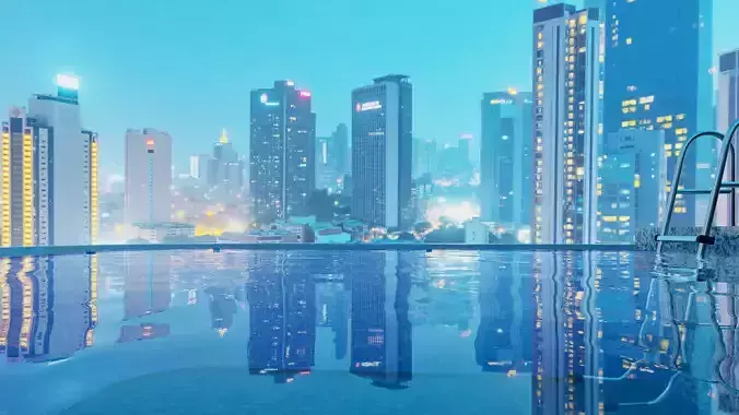 HDRI Night - Reimagined Ho Chi Minh City - V4