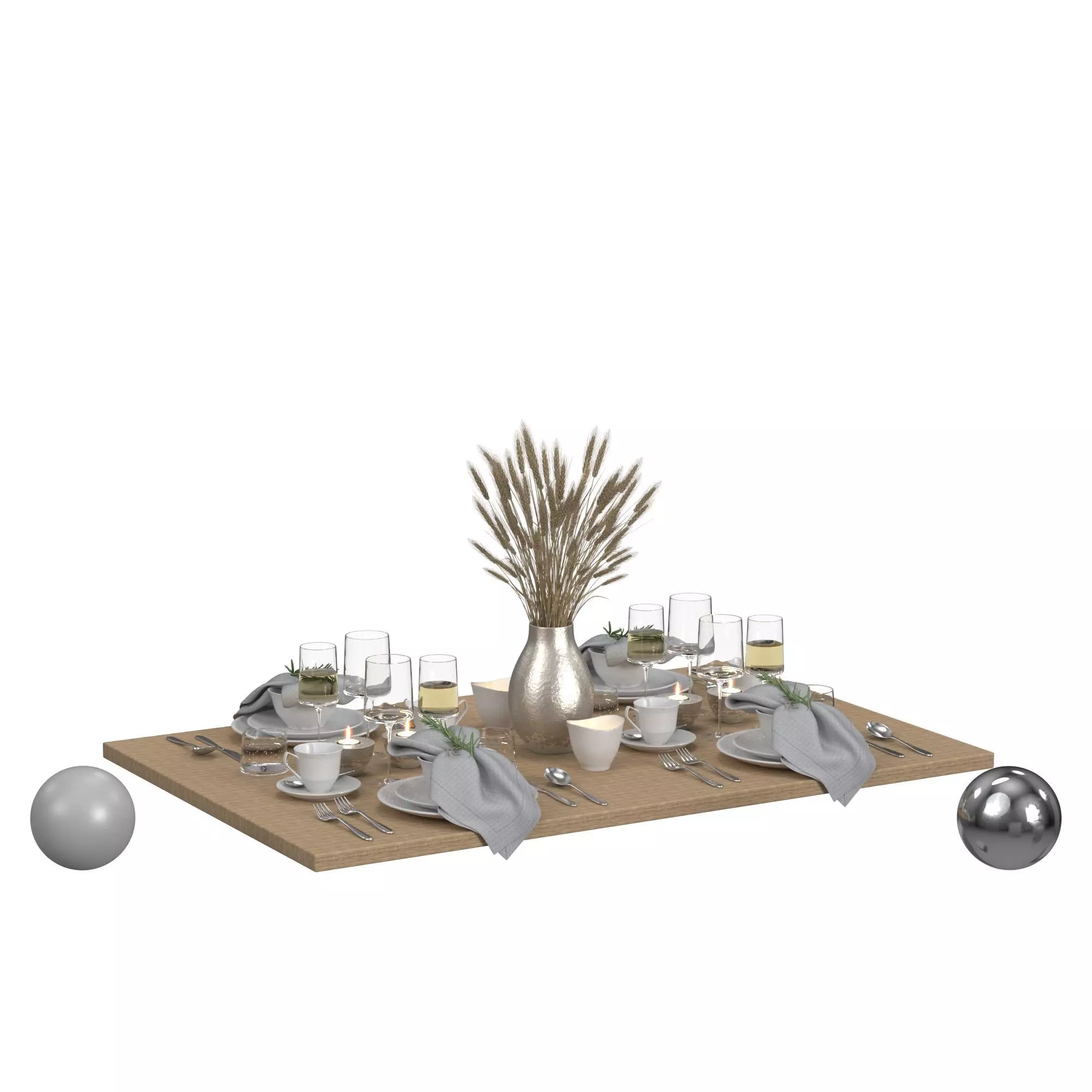 Spare Tableware 3D model_0