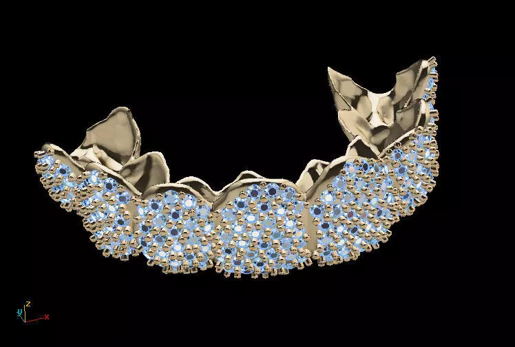 Diamond Teeths 3D print model_0