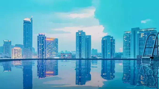 HDRI Night - Reimagined Ho Chi Minh City - V5