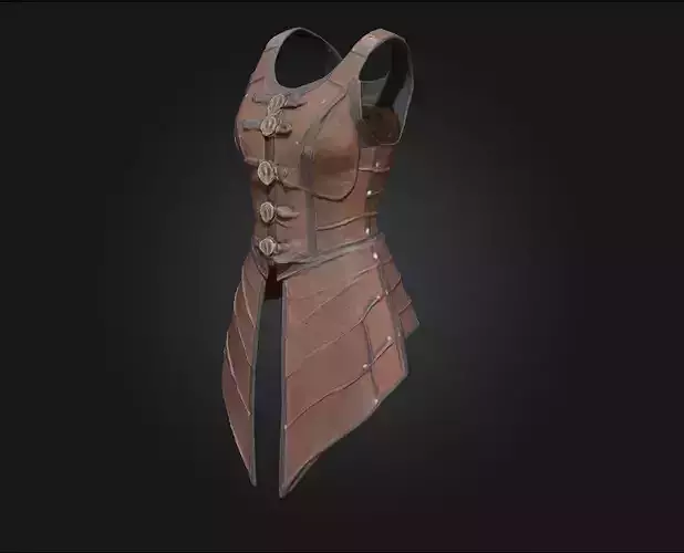 Knights Leather Cuirass  3D model