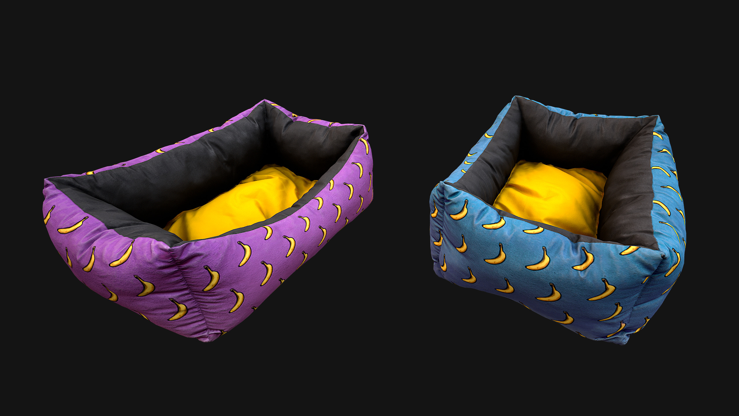 Bed for Animals Dog Cat Rodent Hamster Rat Pet Set Low-poly 3D model_24