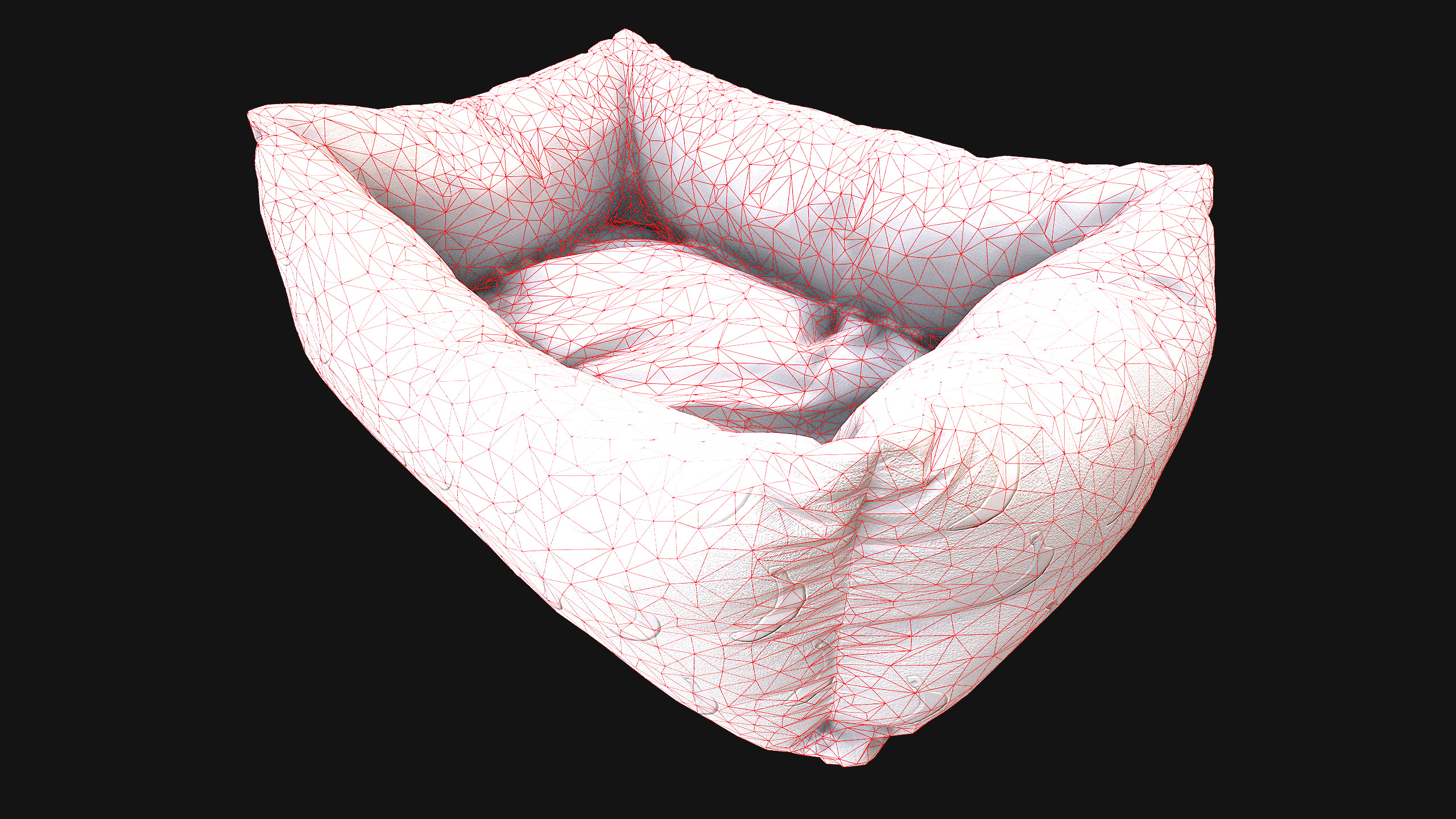 Bed for Animals Dog Cat Rodent Hamster Rat Pet Set Low-poly 3D model_46