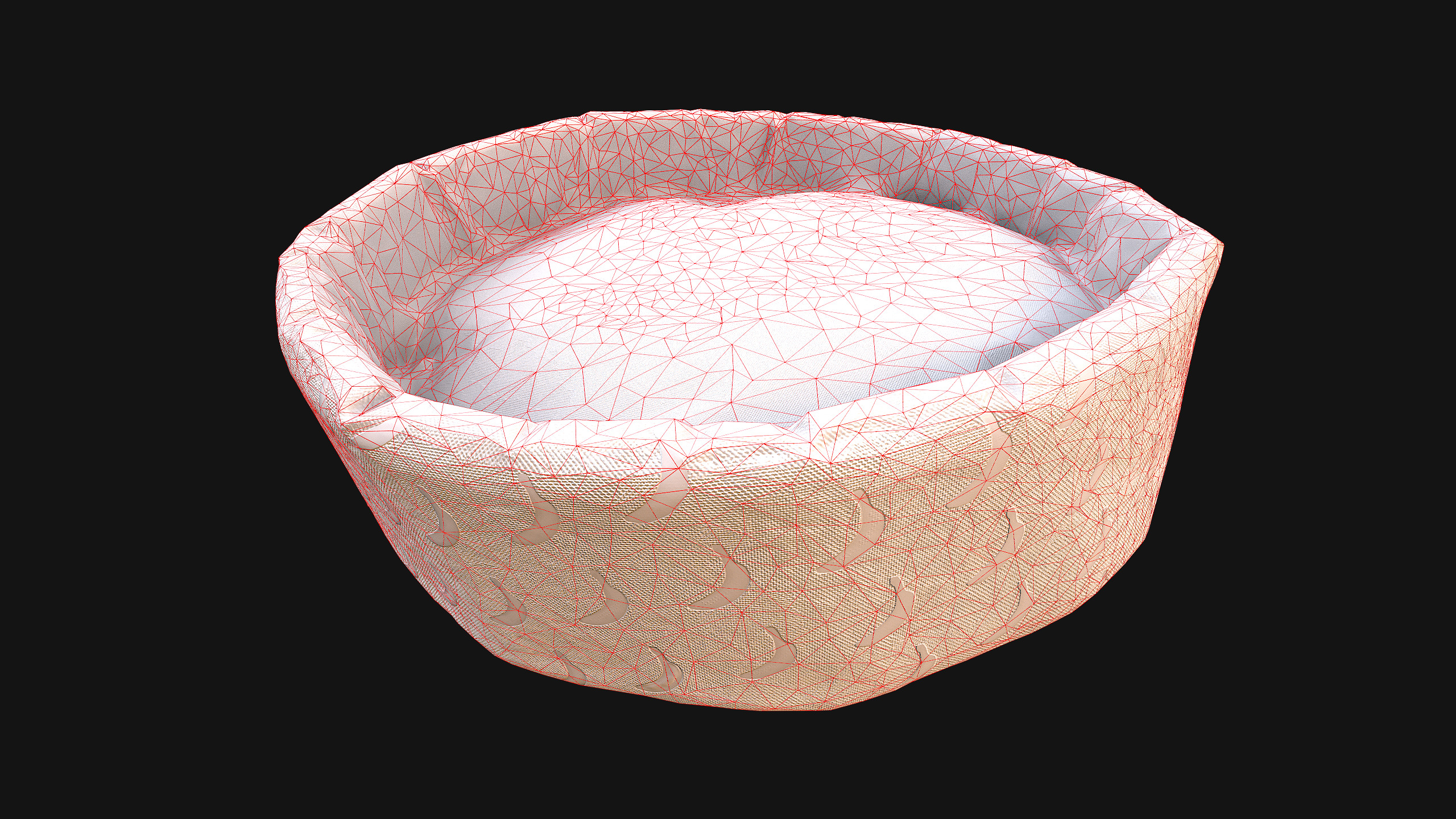 Bed for Animals Dog Cat Rodent Hamster Rat Pet Set Low-poly 3D model_44