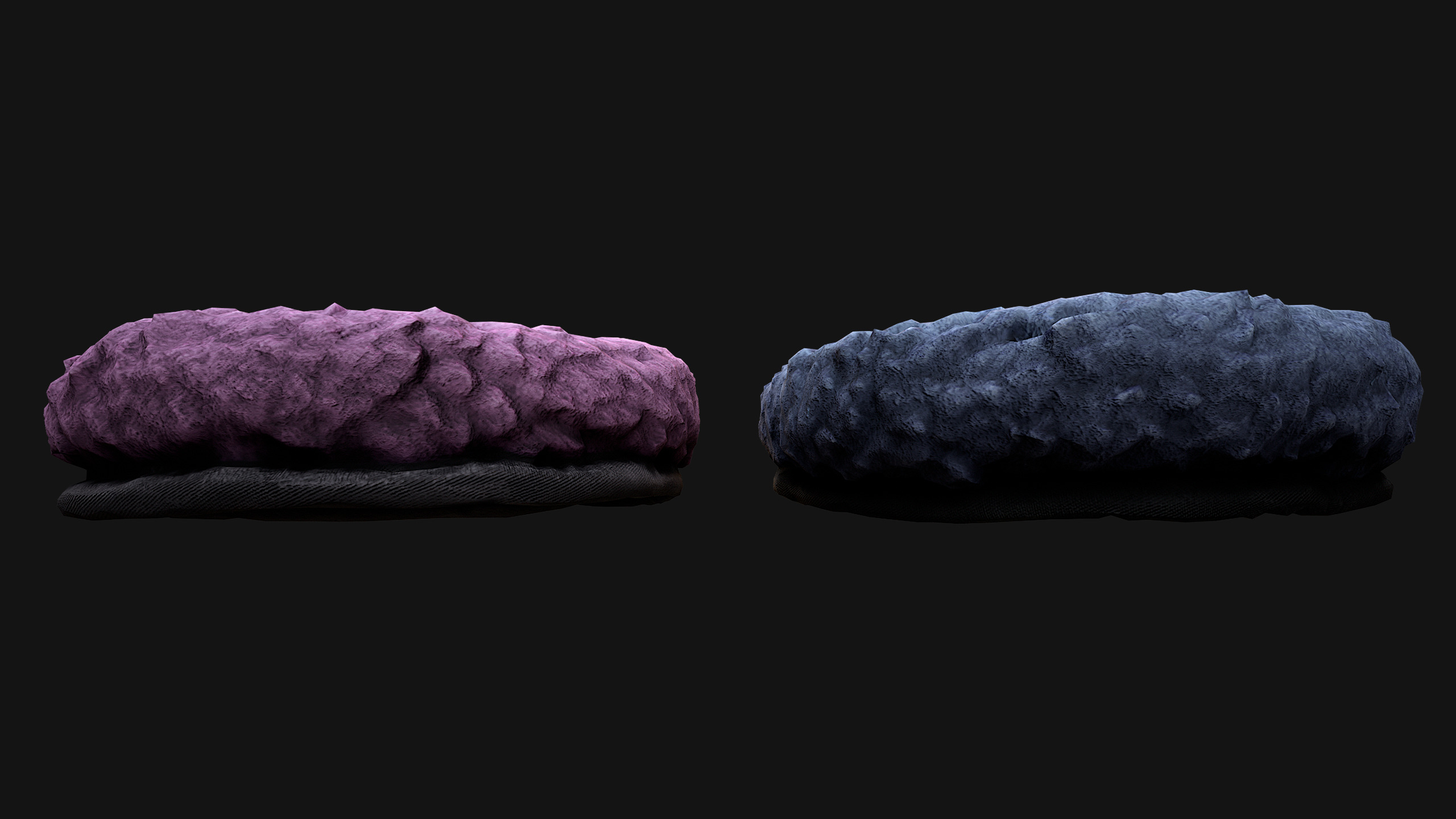 Bed for Animals Dog Cat Rodent Hamster Rat Pet Set Low-poly 3D model_37