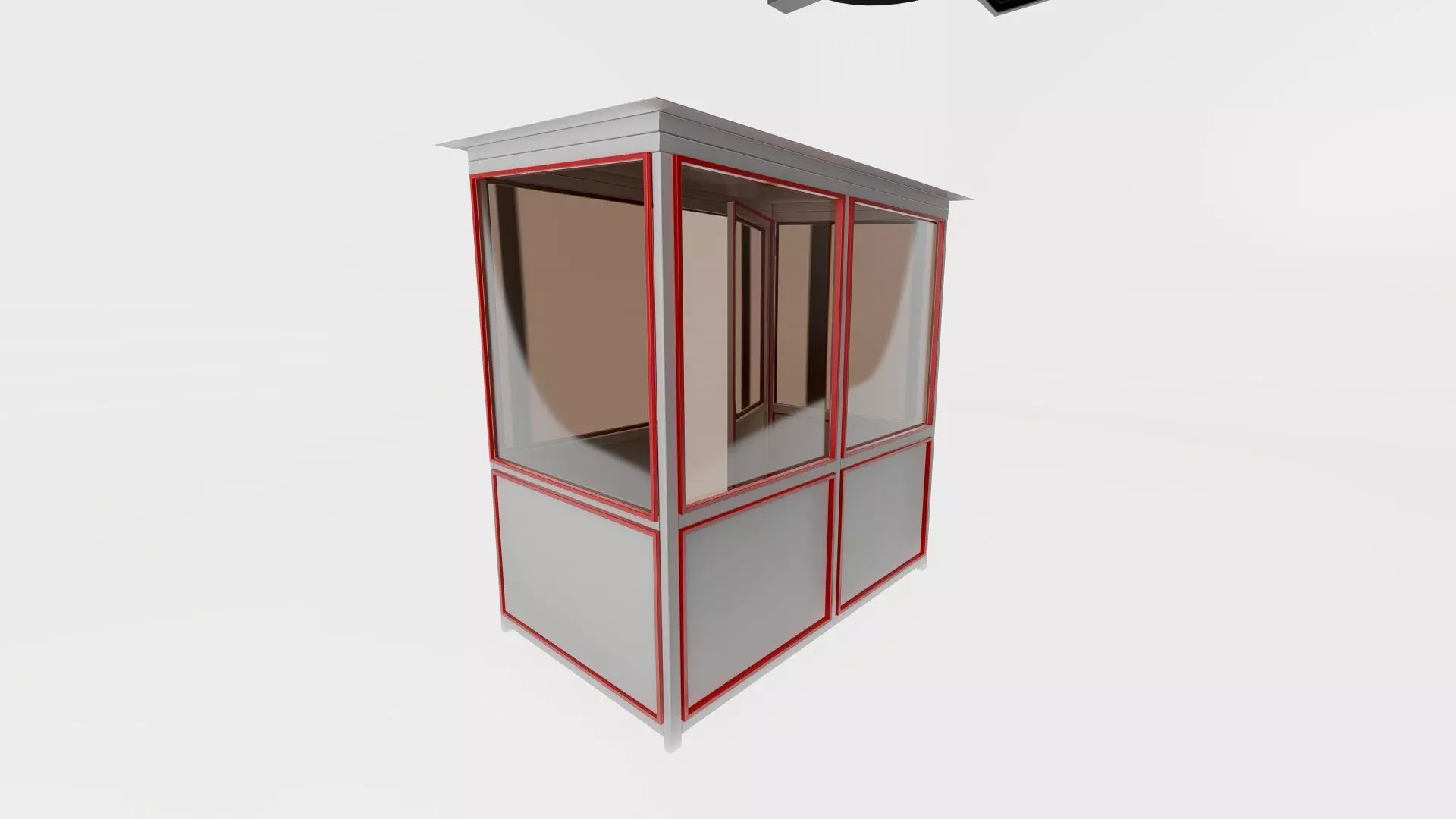 Free Industrial Cabin 3D Model Multi-Format Download Free low-poly 3D model