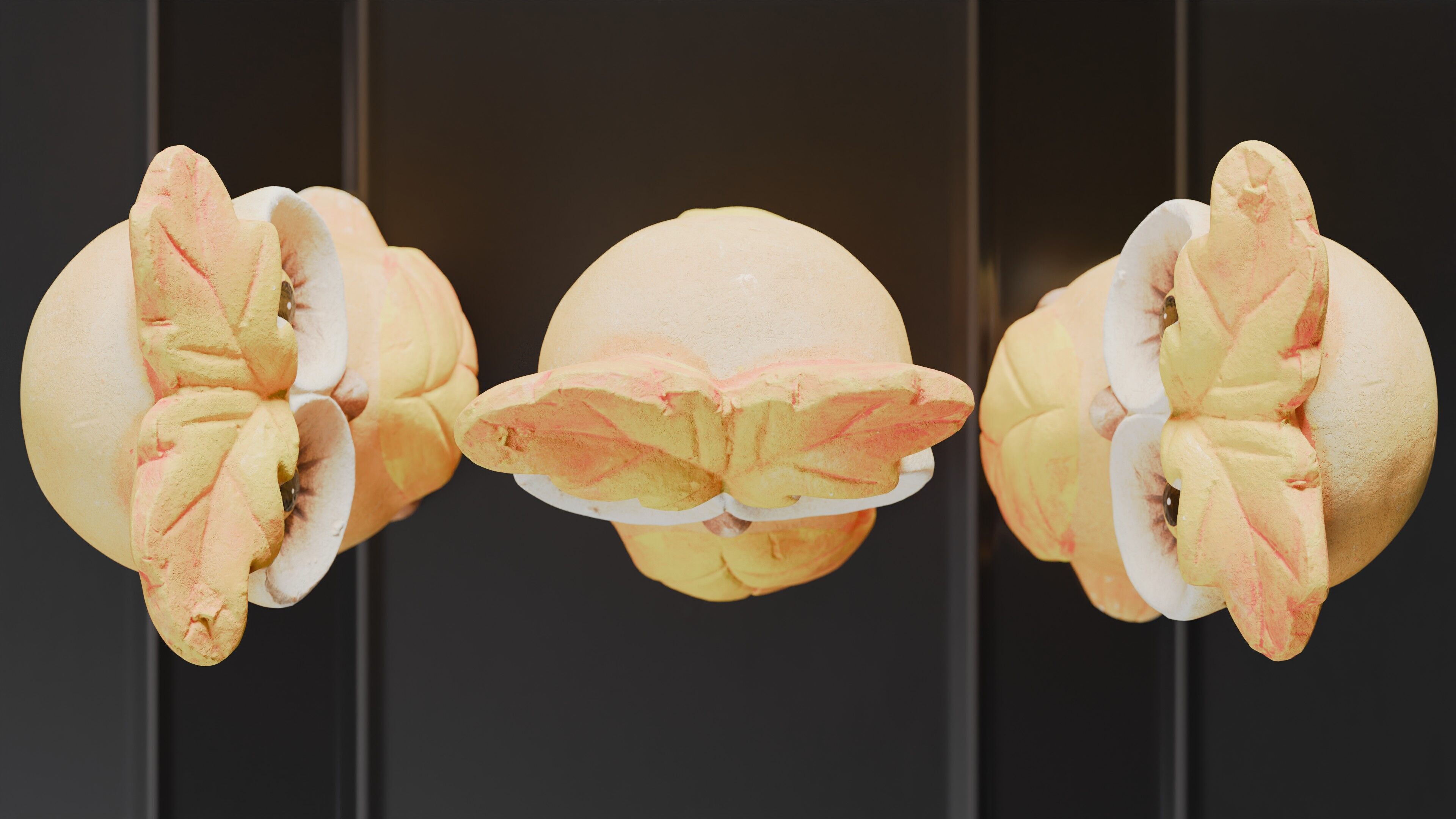 Photoscan of a small owl statue - Highpoly 3D model_4