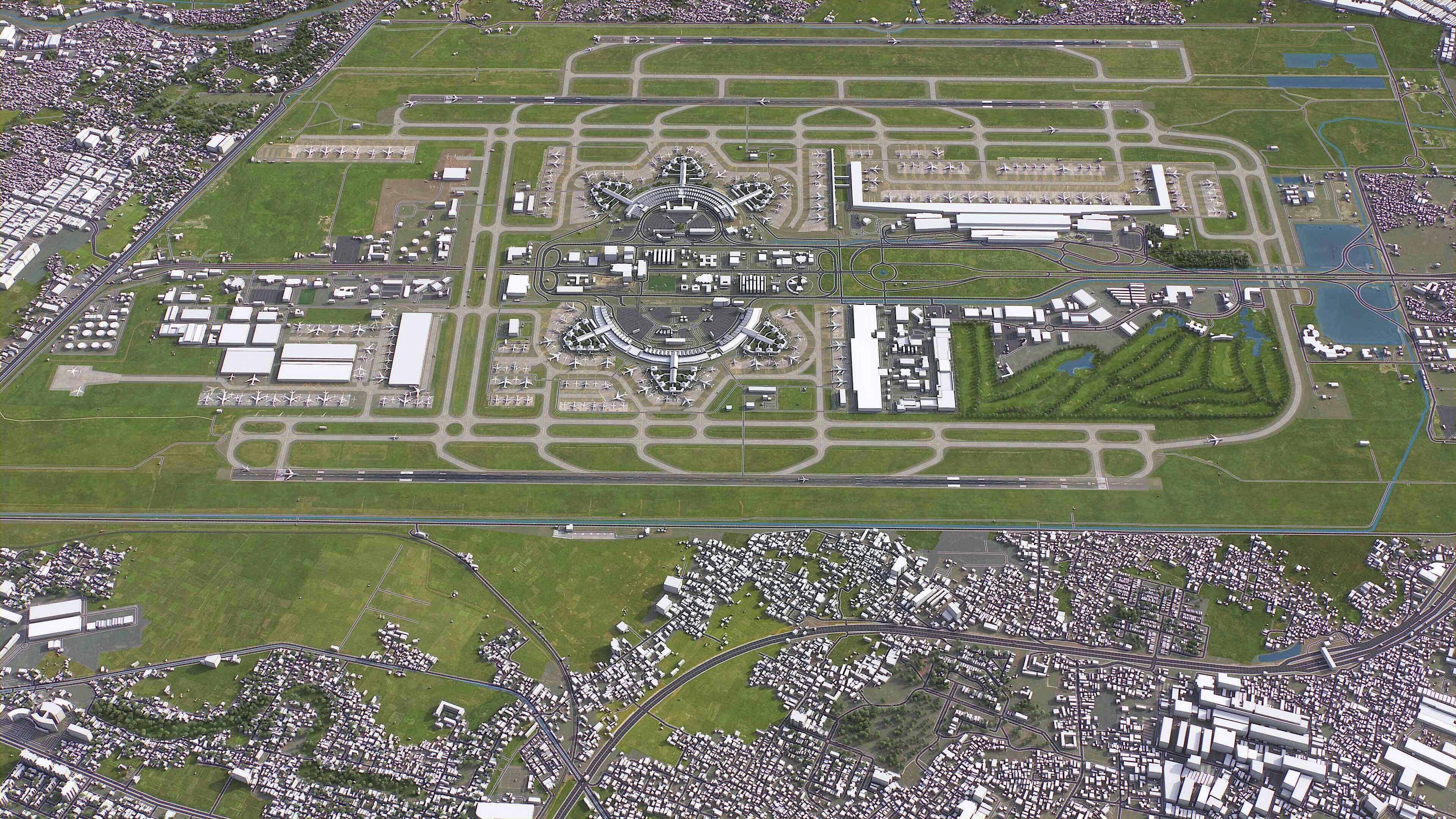 Tangerang - 3D City Model Low-poly 3D model_5