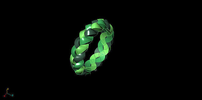 Twist band 3D print model