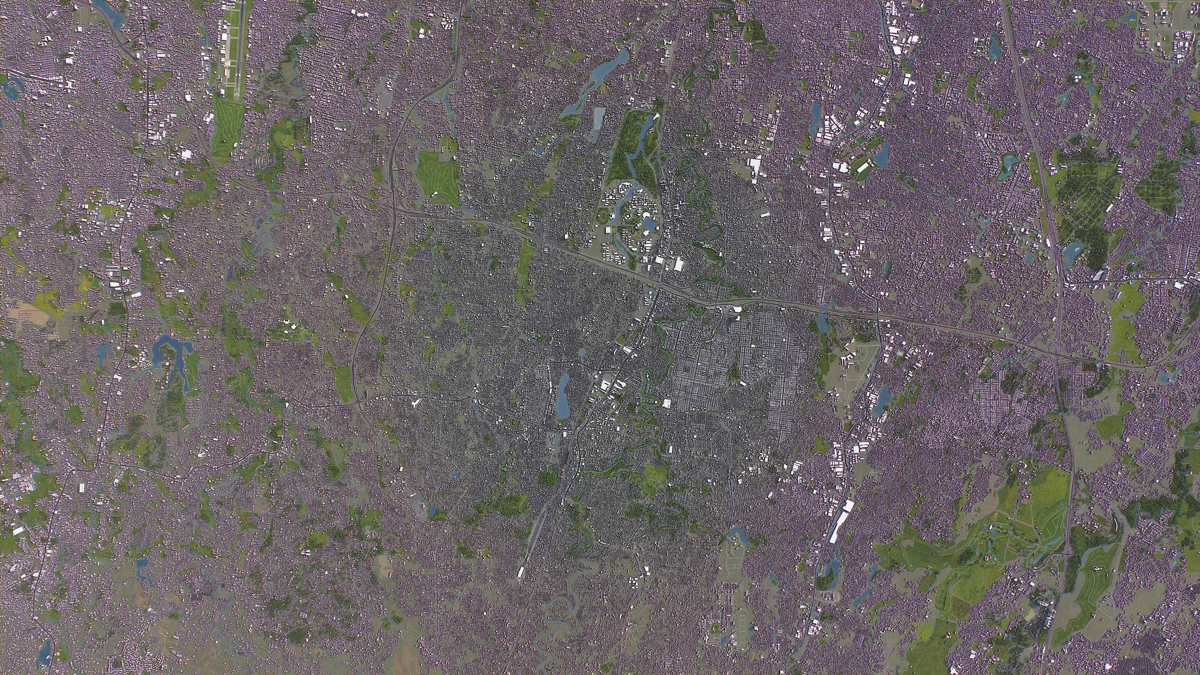 Depok - 3D City Model Low-poly 3D model_8