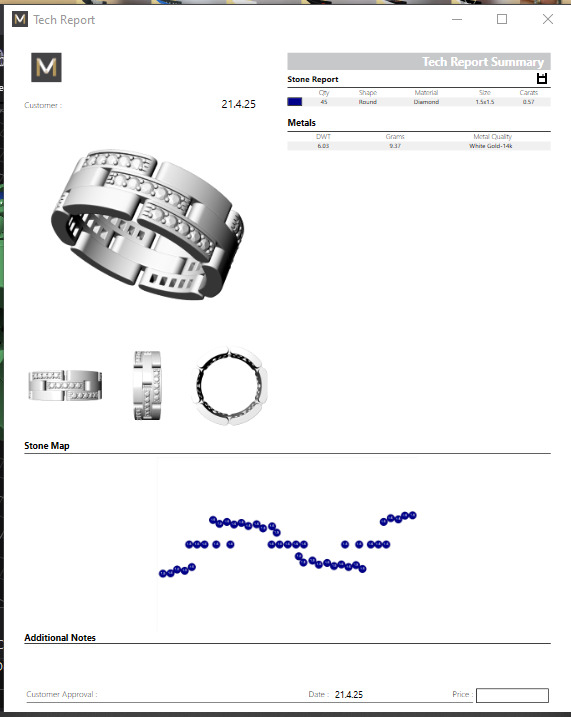 Rings Maillon Panthere All Sizes Collection Version3 3D print model_4