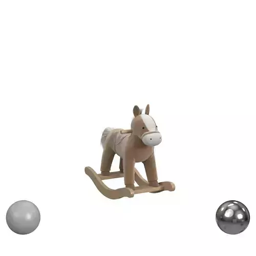 Horse Critter Plush Nursery Rocker