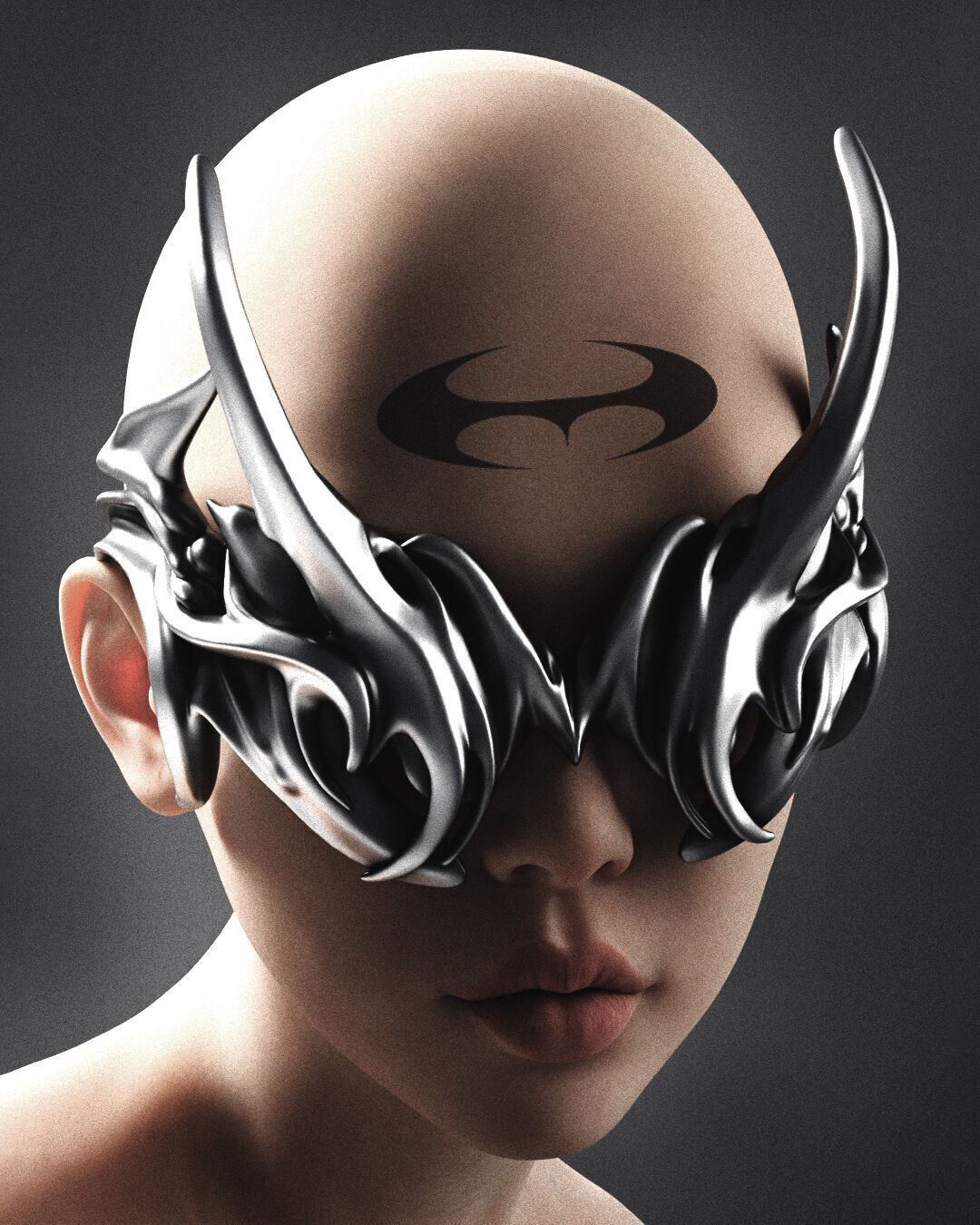 GARONIS - GLASSED - MASK 3D print model_1