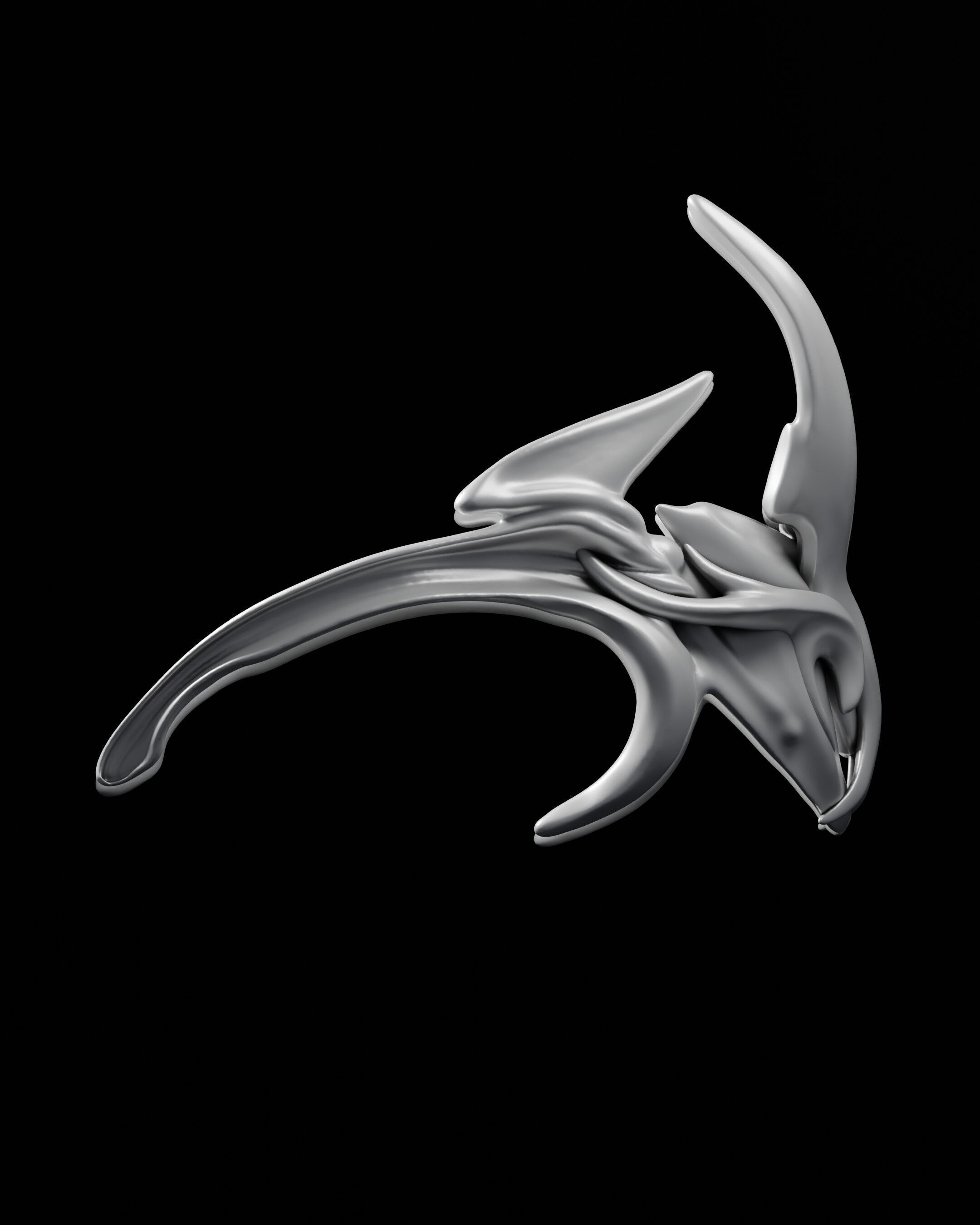 GARONIS - GLASSED - MASK 3D print model_2