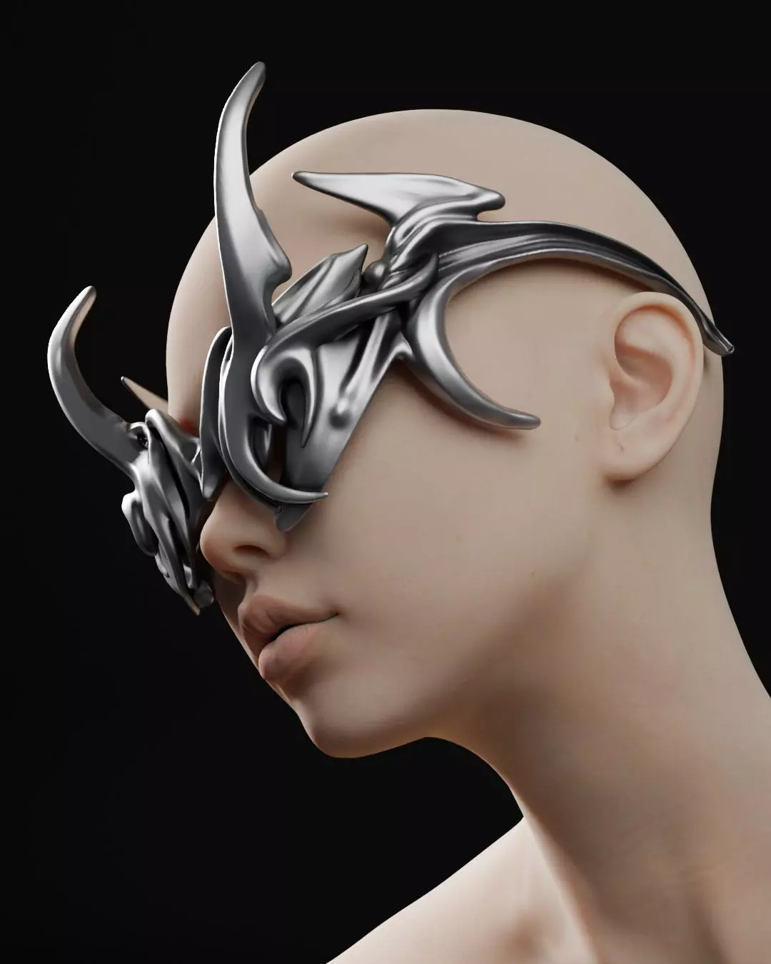 GARONIS - GLASSED - MASK 3D print model_0