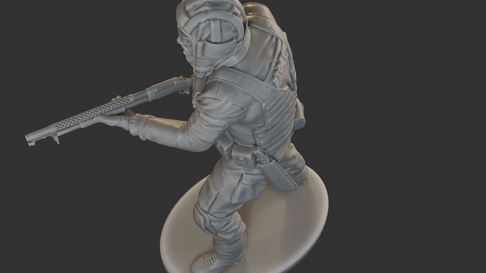 Post-Apocalyptic Male PAM2 005B 3D print model_16