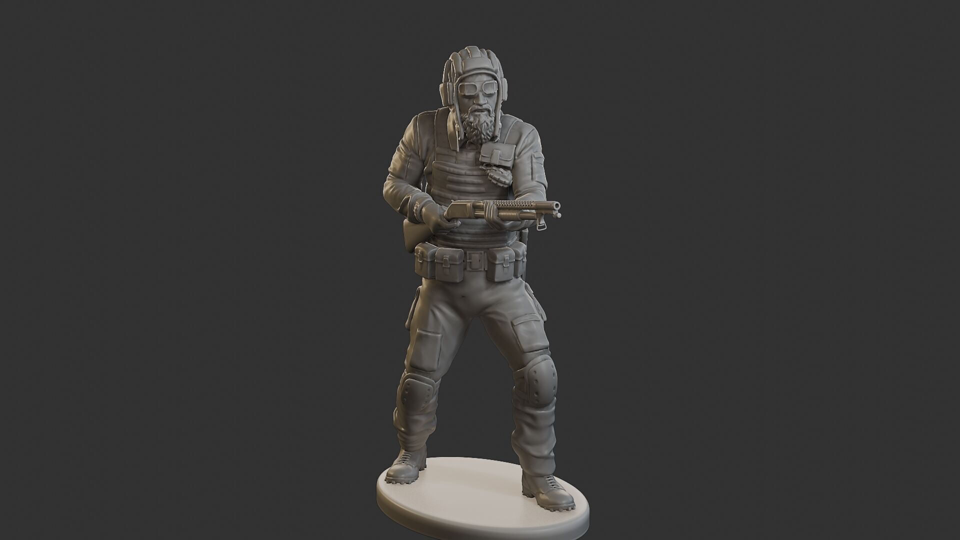 Post-Apocalyptic Male PAM2 005B 3D print model_10