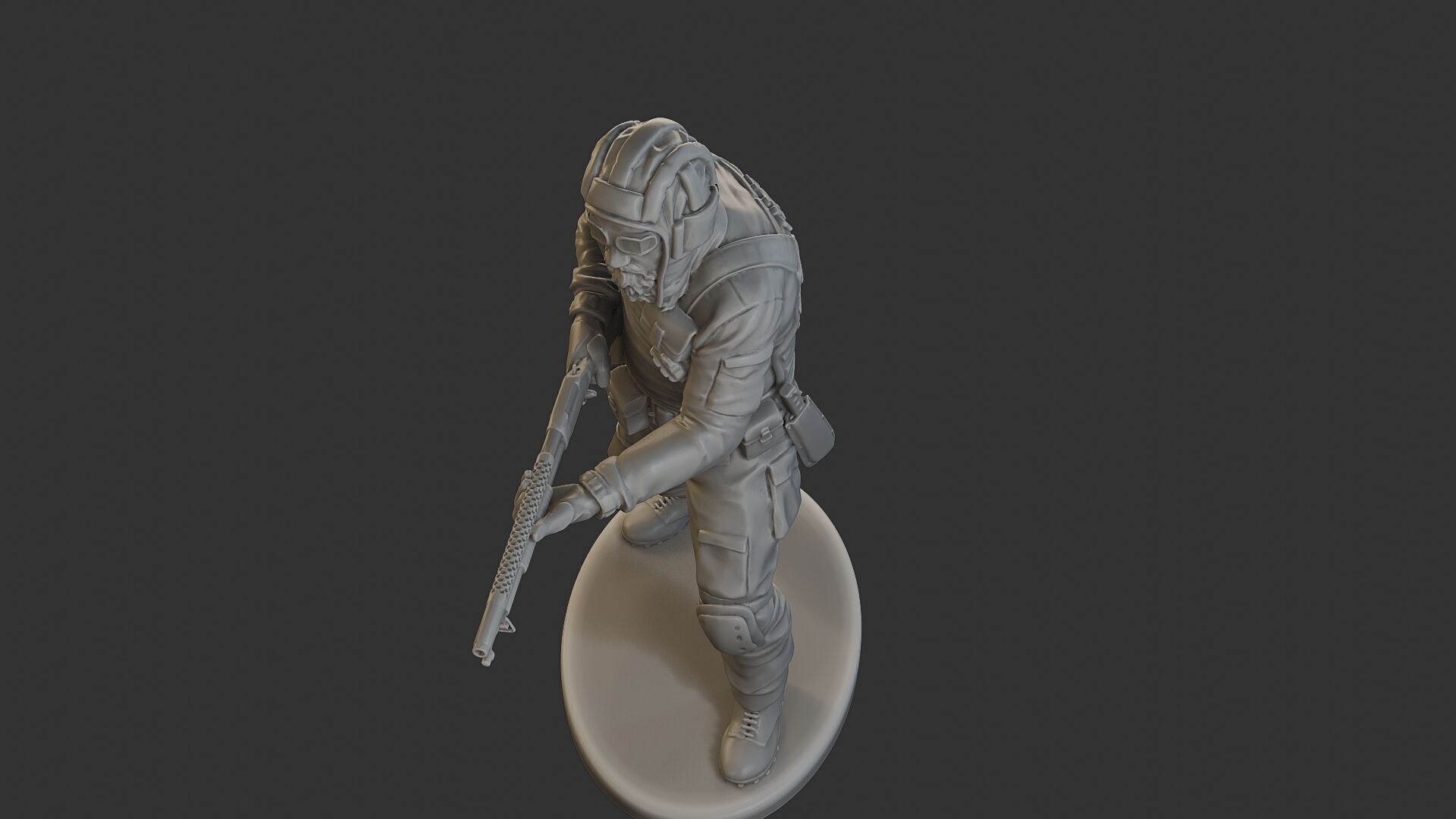 Post-Apocalyptic Male PAM2 005B 3D print model_14
