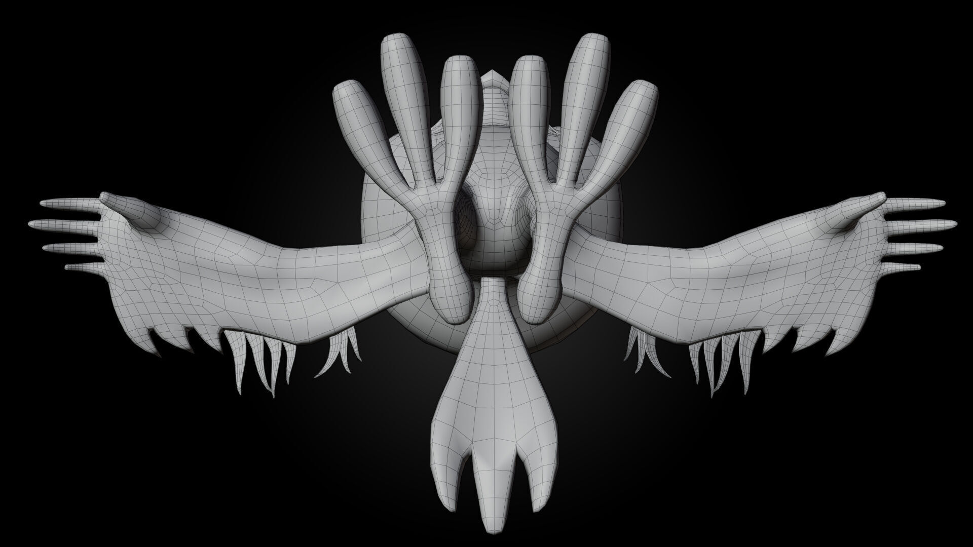 Chibi Canary - 3D Yellow - Rigged Cartoon Bird Low-poly 3D model_14