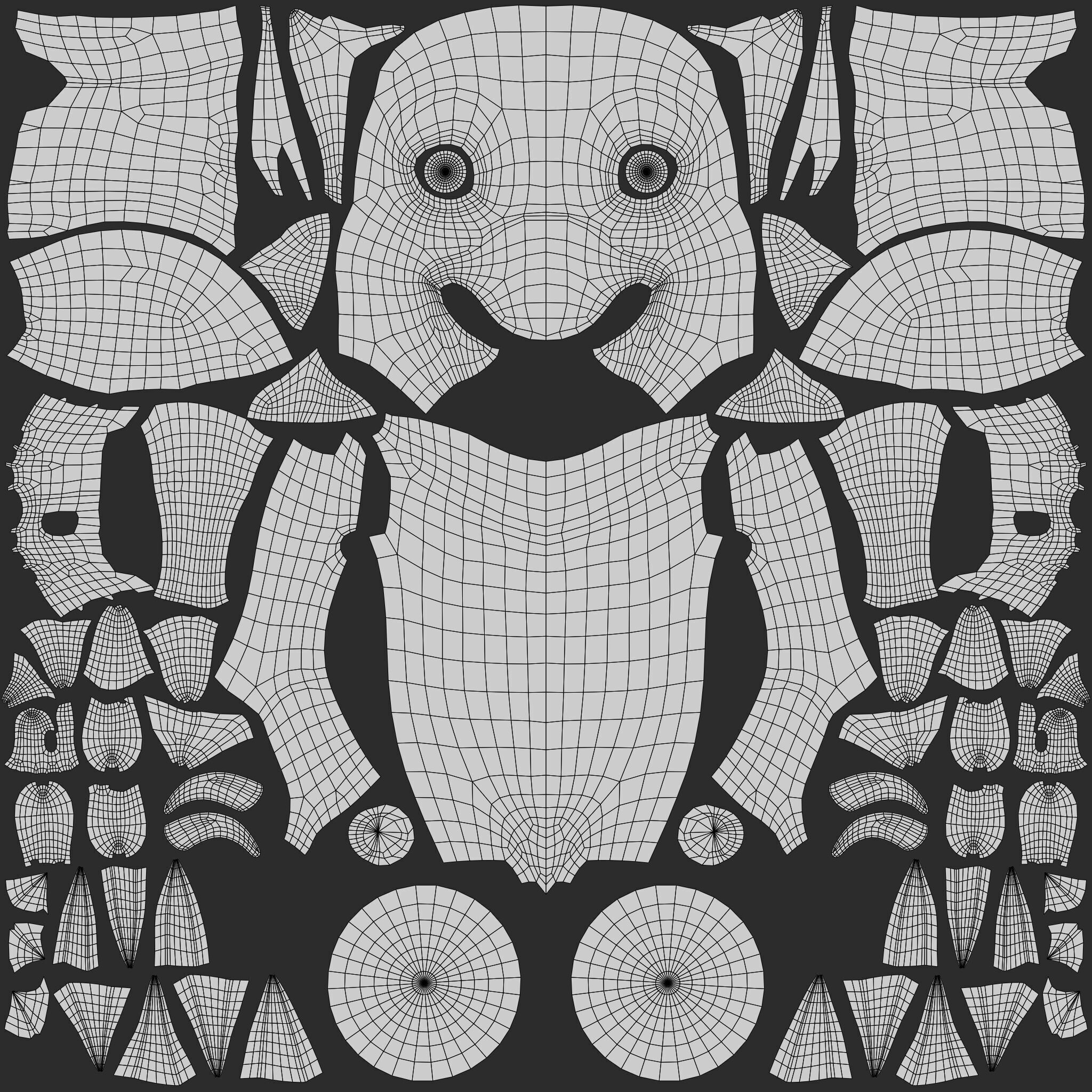 Chibi Canary - 3D Yellow - Rigged Cartoon Bird Low-poly 3D model_16