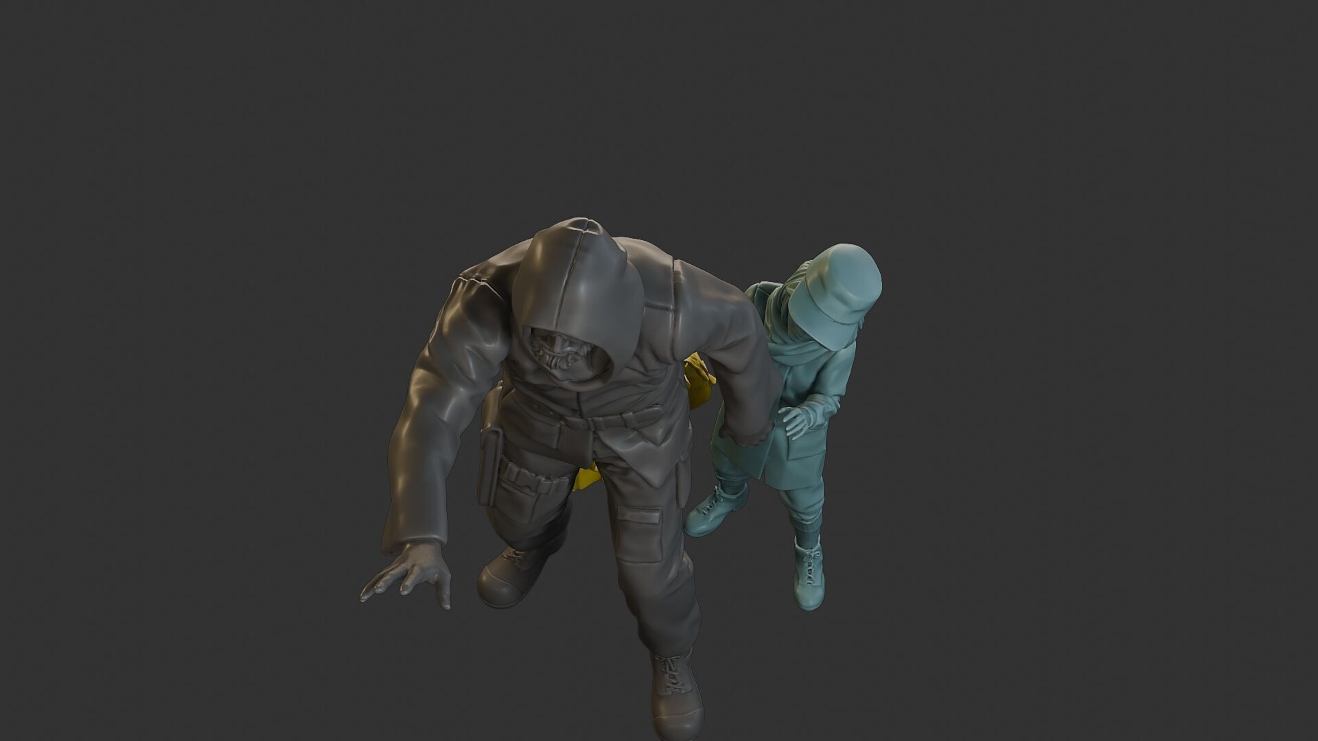 Post-Apocalyptic Male PAM2 006B 3D print model_14