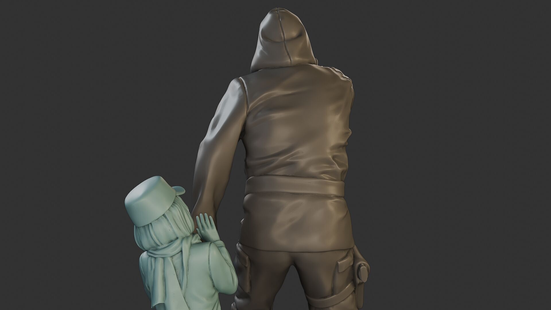 Post-Apocalyptic Male PAM2 006B 3D print model_21