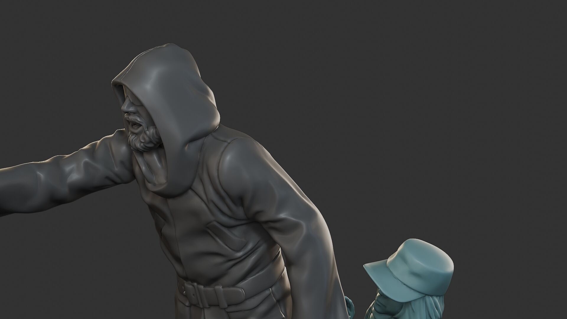 Post-Apocalyptic Male PAM2 006B 3D print model_18