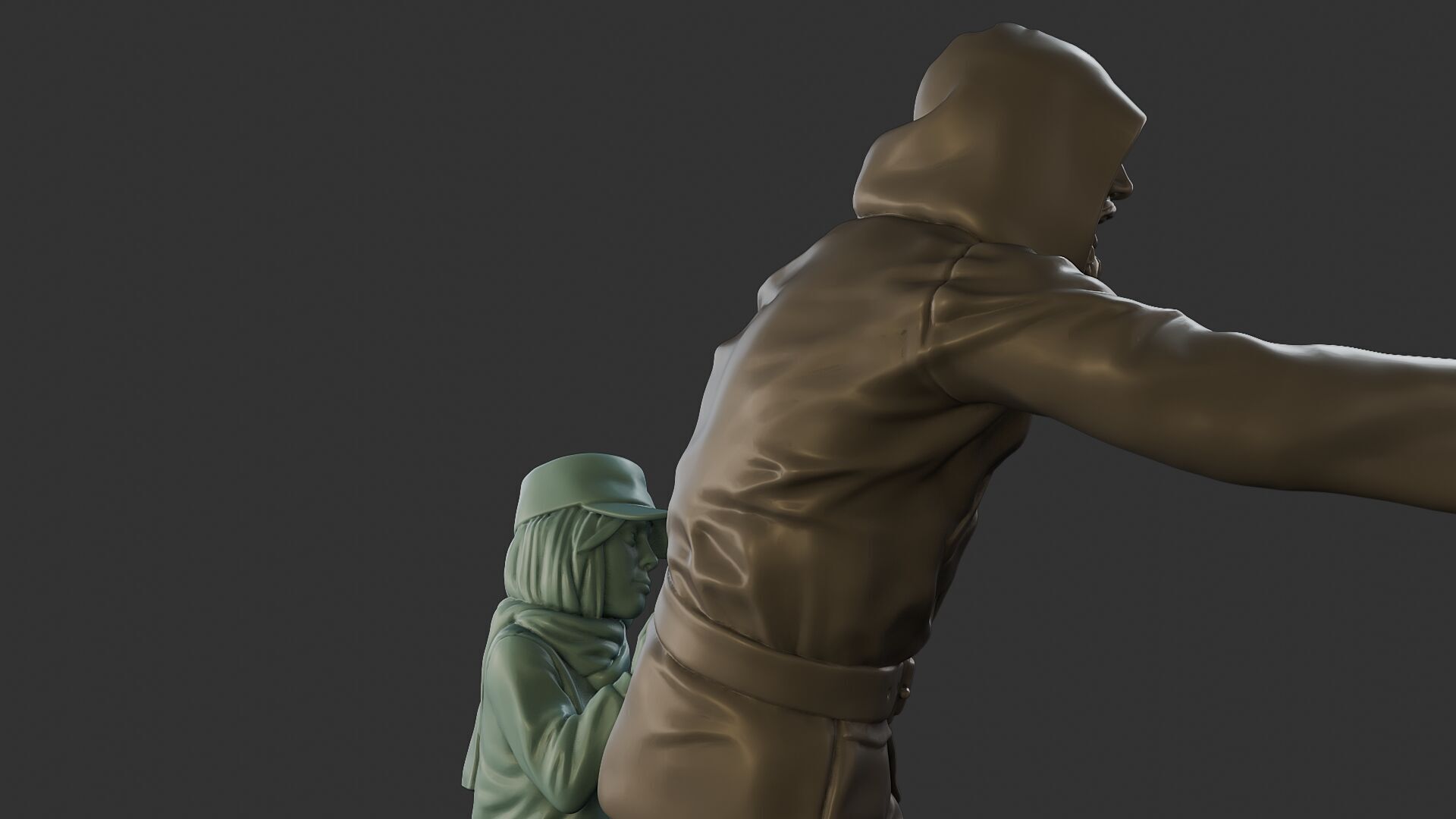 Post-Apocalyptic Male PAM2 006B 3D print model_20