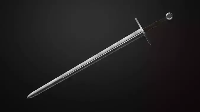 Weapons Encyclopedia 013 Bastard Sword 3D print model