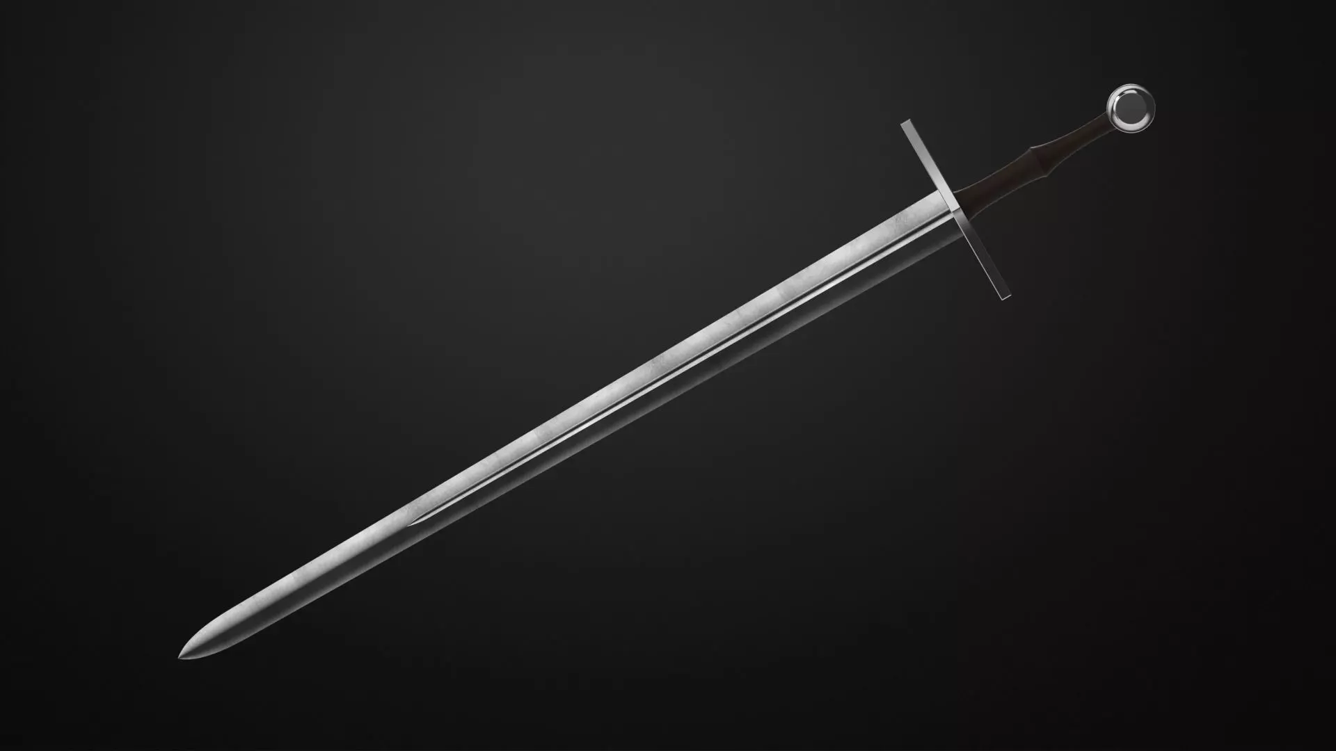 Weapons Encyclopedia 013 Bastard Sword 3D print model_0