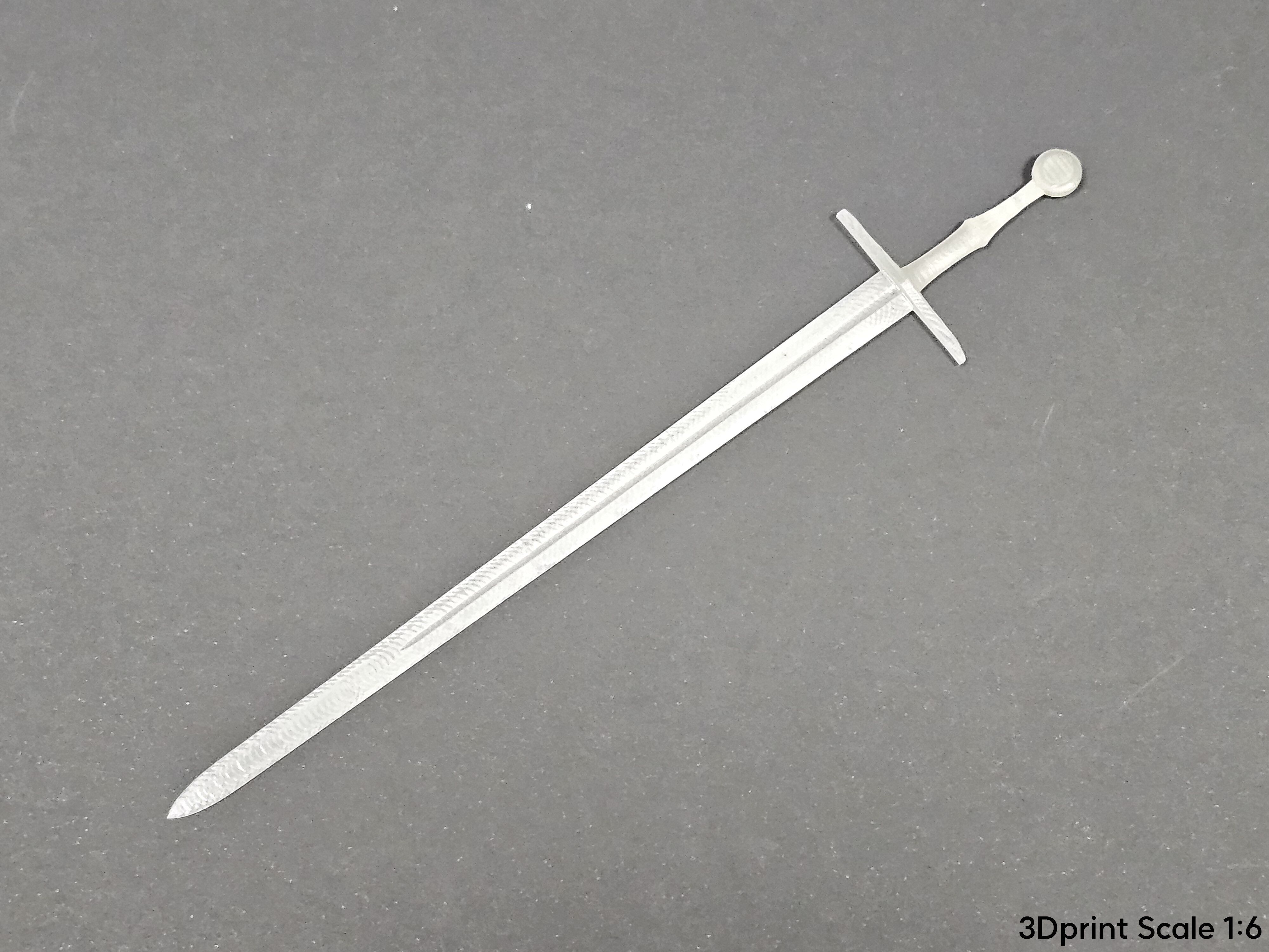 Weapons Encyclopedia 013 Bastard Sword 3D print model_9