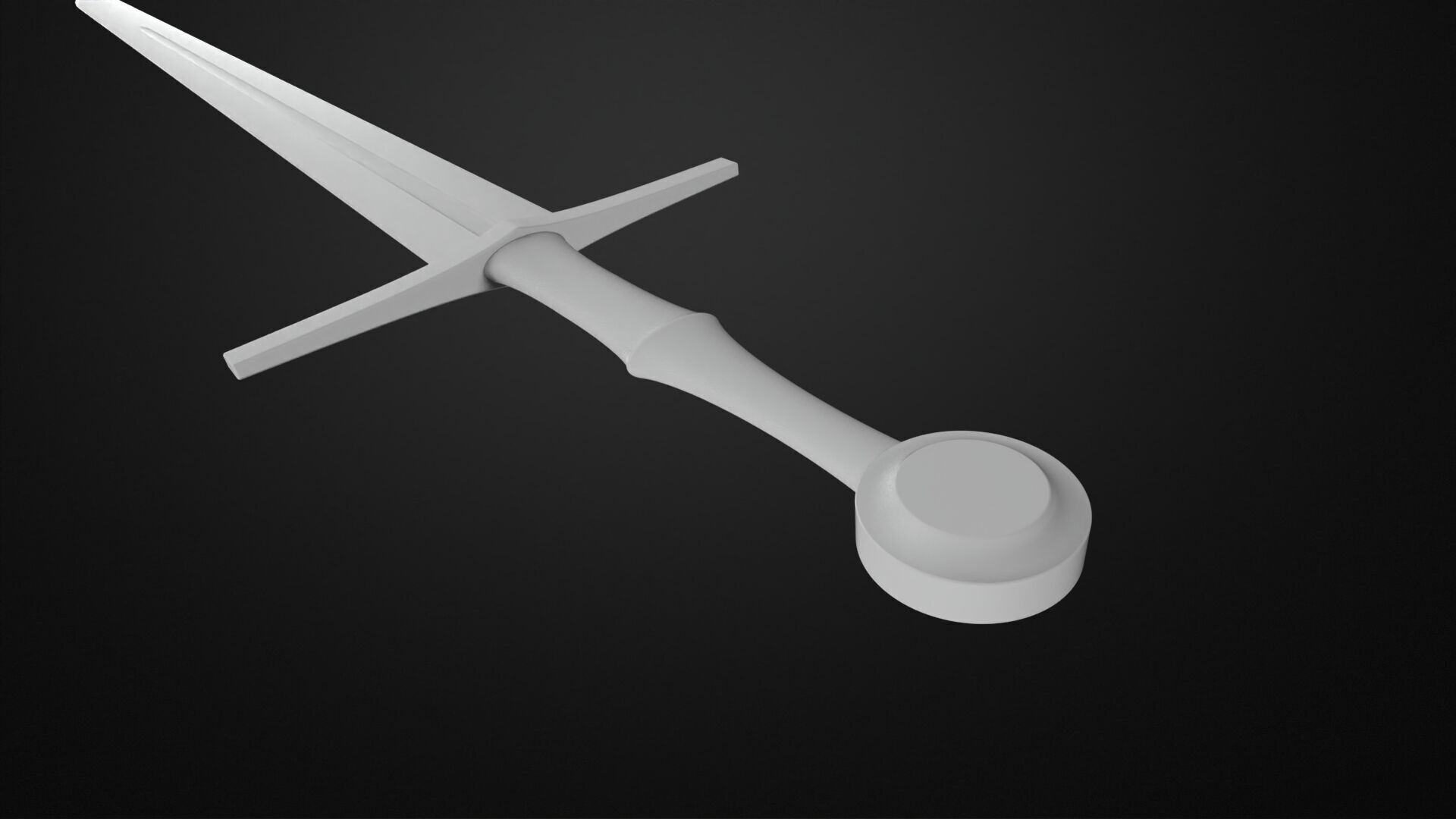 Weapons Encyclopedia 013 Bastard Sword 3D print model_5