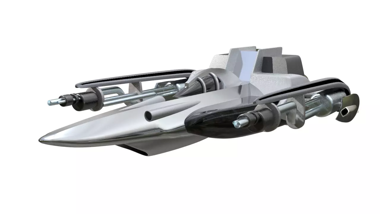 SpaceShip Free 3D print model_0