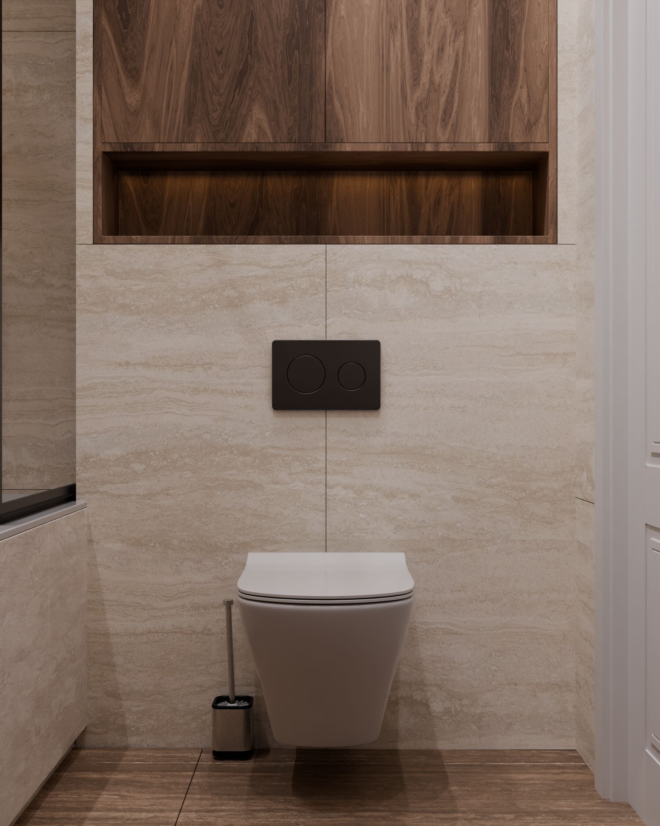 bathroom Low-poly 3D model_4