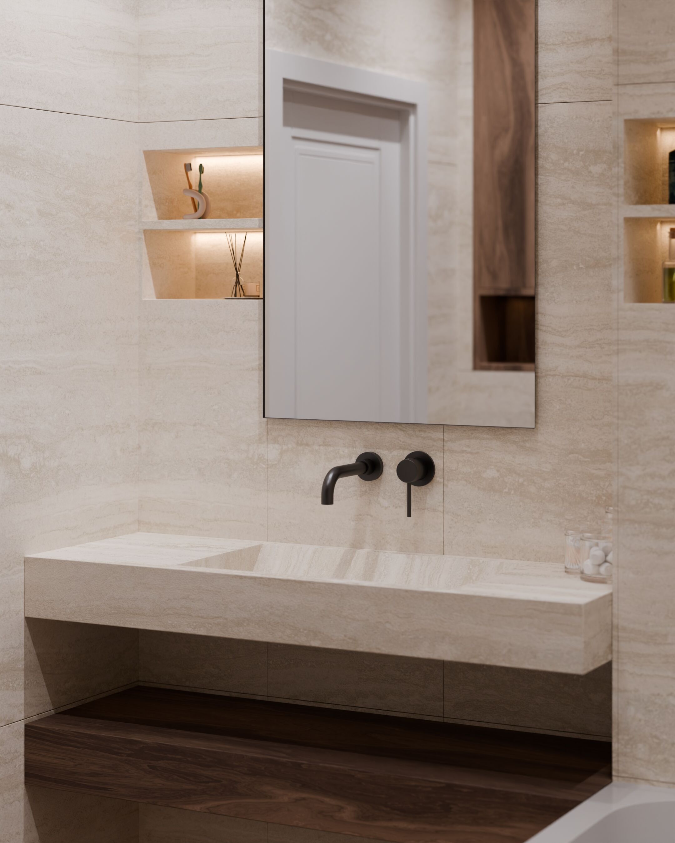 bathroom Low-poly 3D model_6