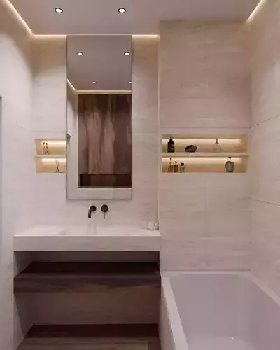 bathroom Low-poly 3D model