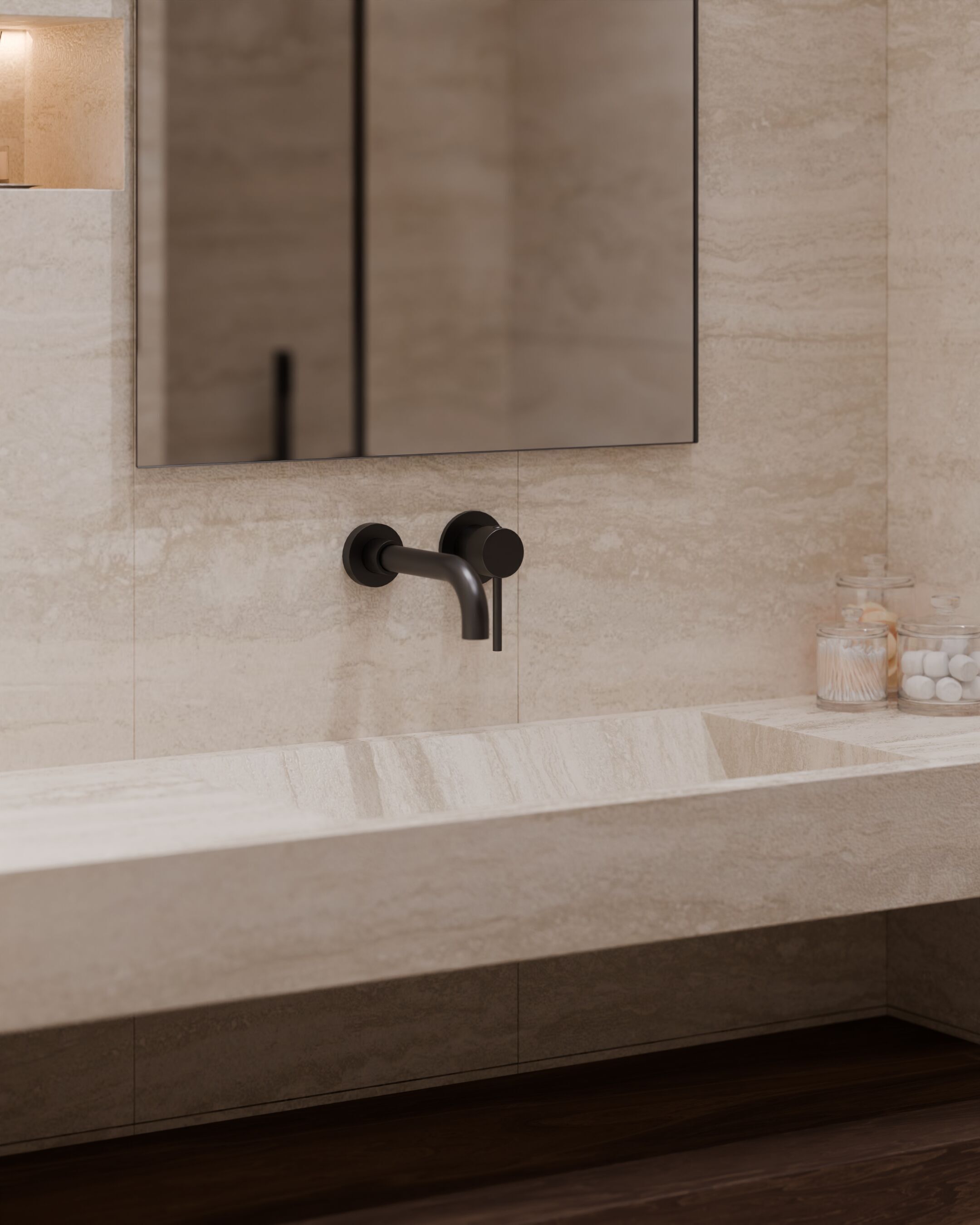 bathroom Low-poly 3D model_5