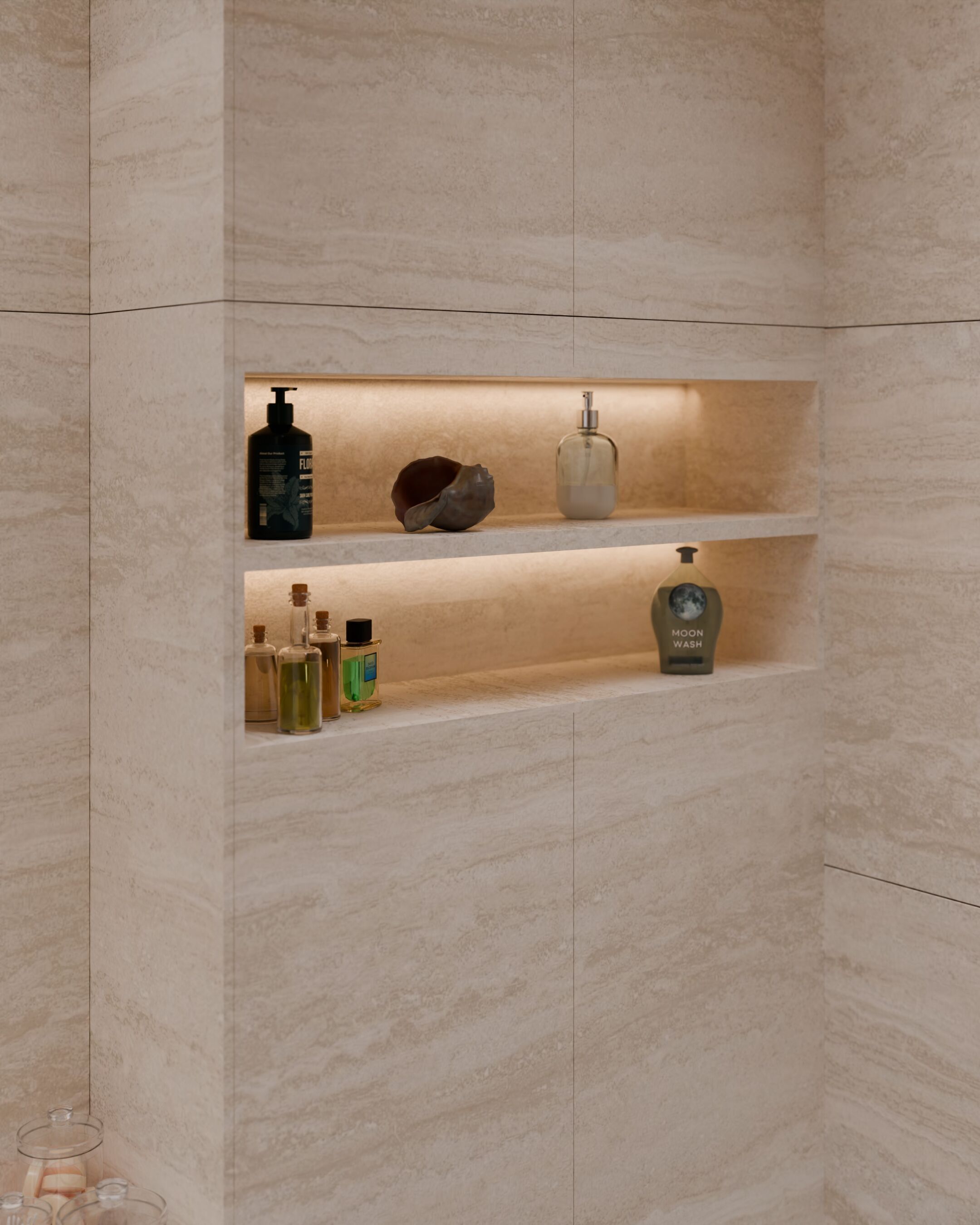 bathroom Low-poly 3D model_7