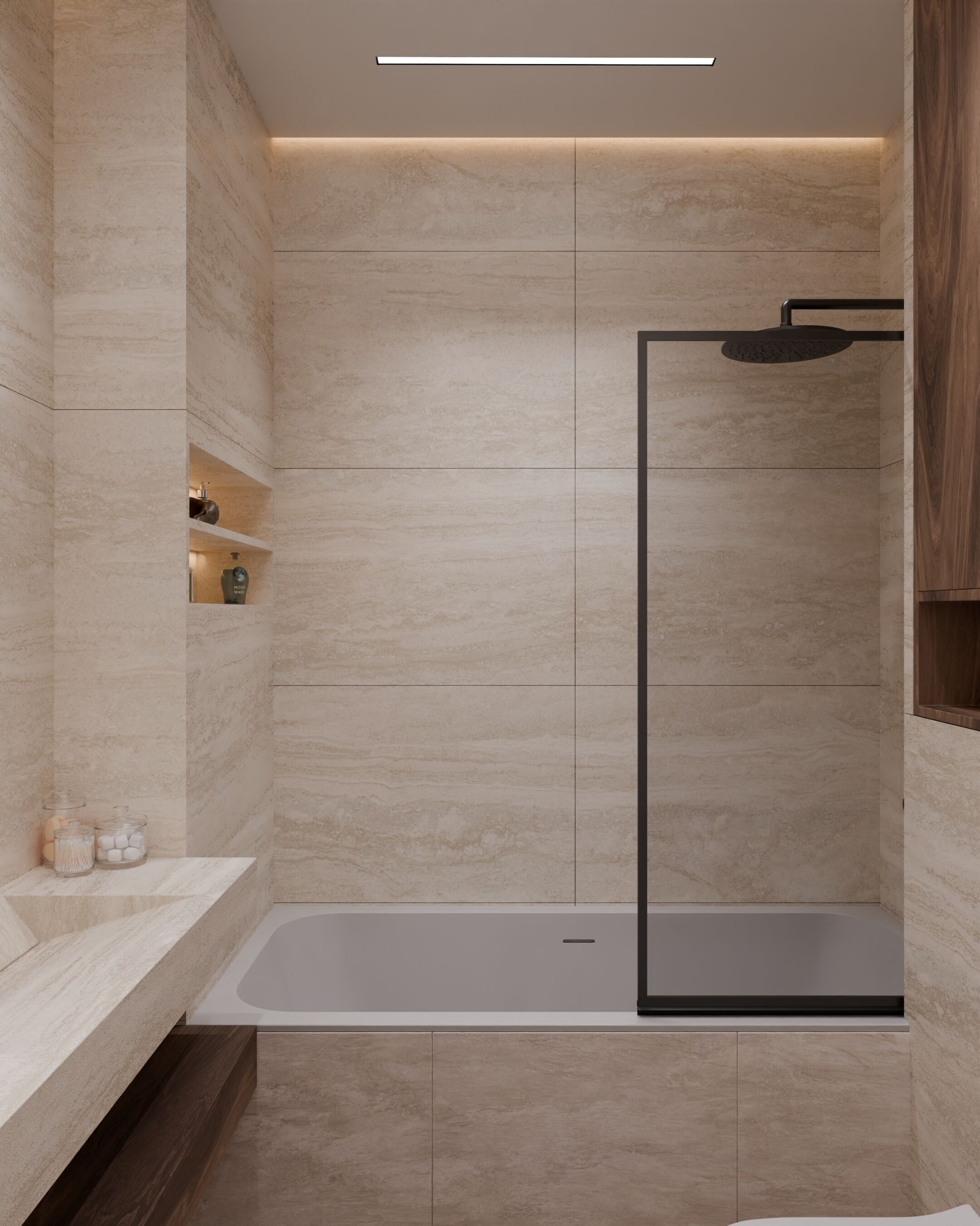 bathroom Low-poly 3D model_2