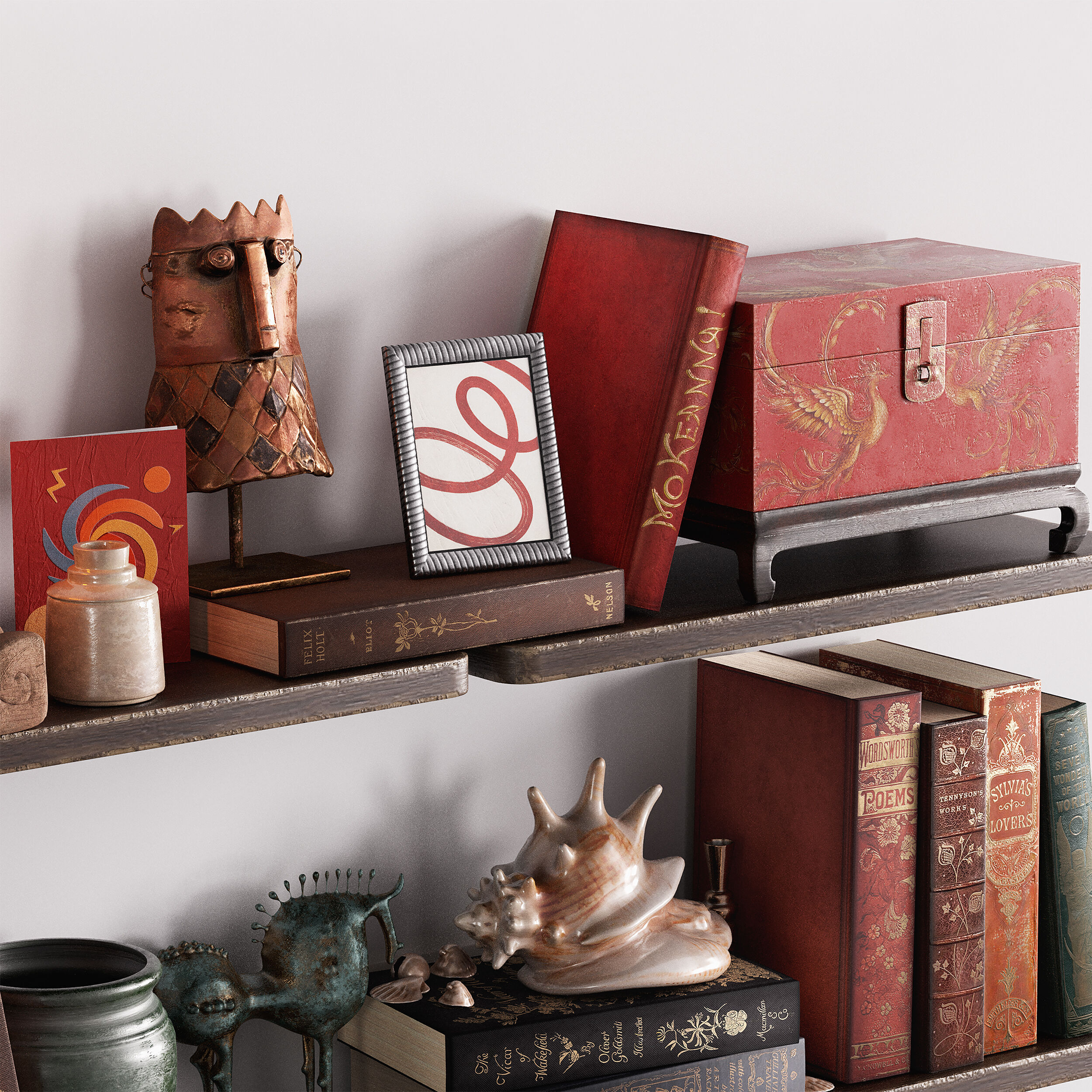 Decorative set 3D model_6