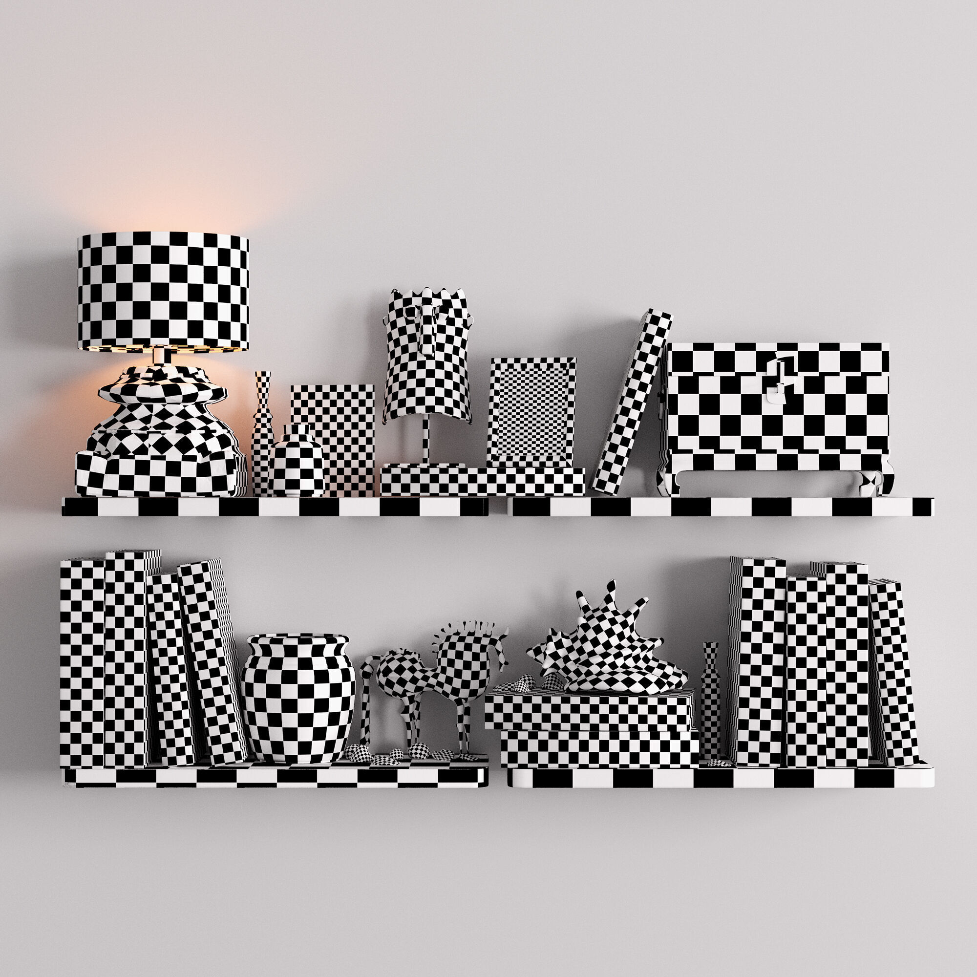 Decorative set 3D model_10
