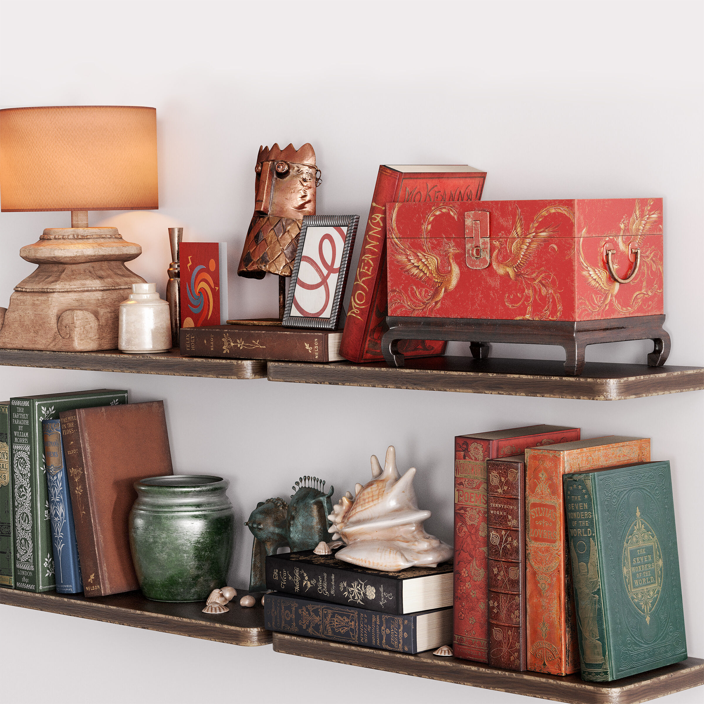 Decorative set 3D model_5