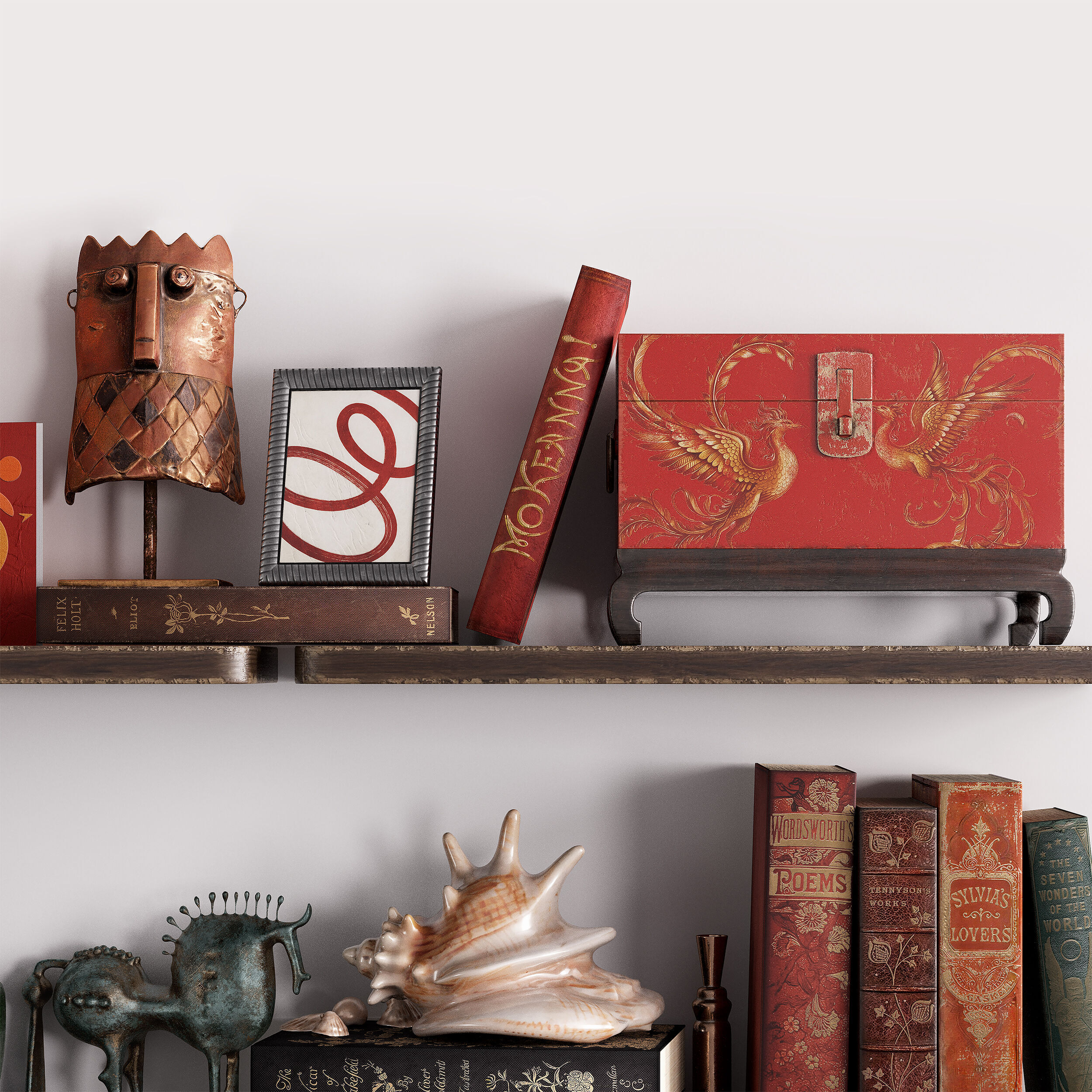 Decorative set 3D model_3