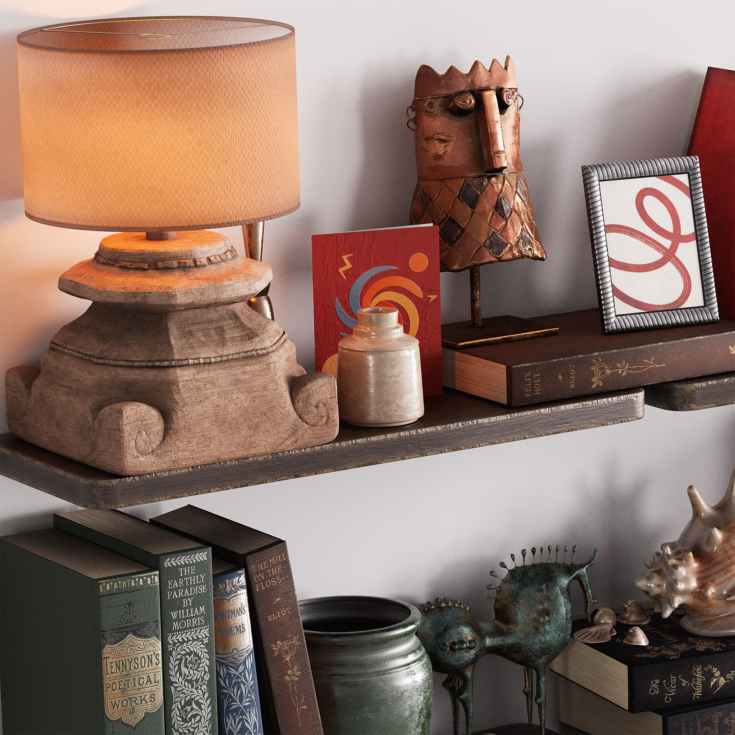 Decorative set 3D model_7