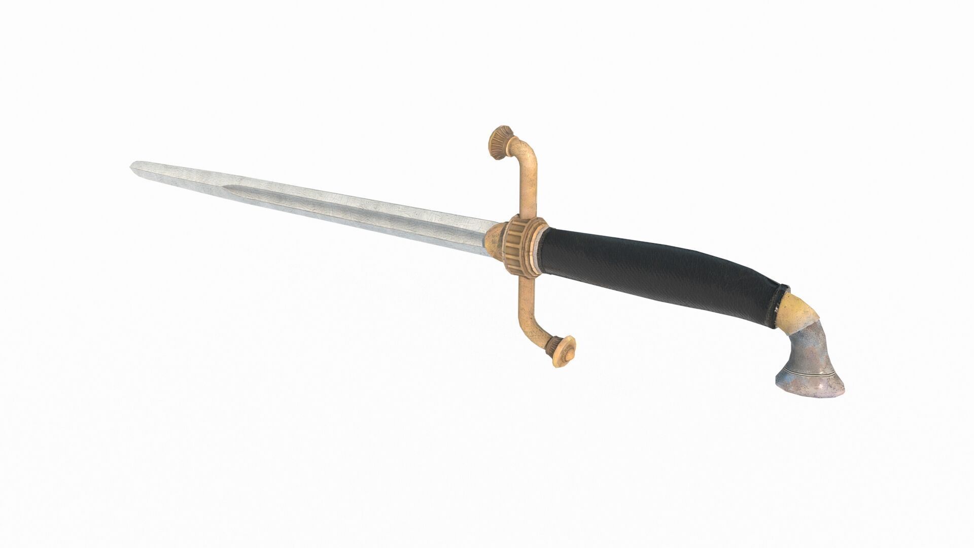 Ancient Weapon Long Sword 3D model_2