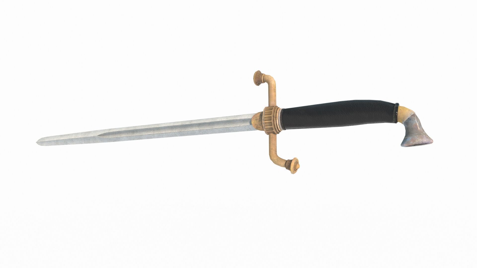 Ancient Weapon Long Sword 3D model_1